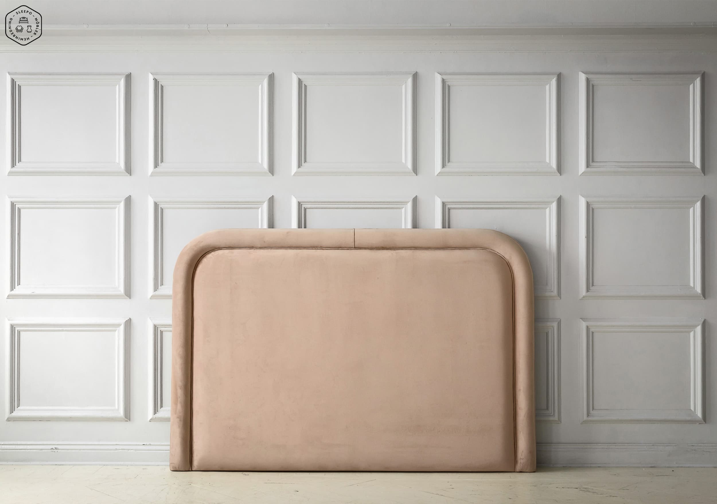 Celine sängynpääty sametti Beige 180 cm