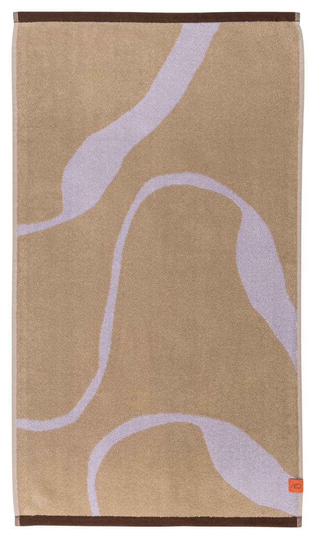 Nova Arte Pyyhe Sand/Lilac 70x133
