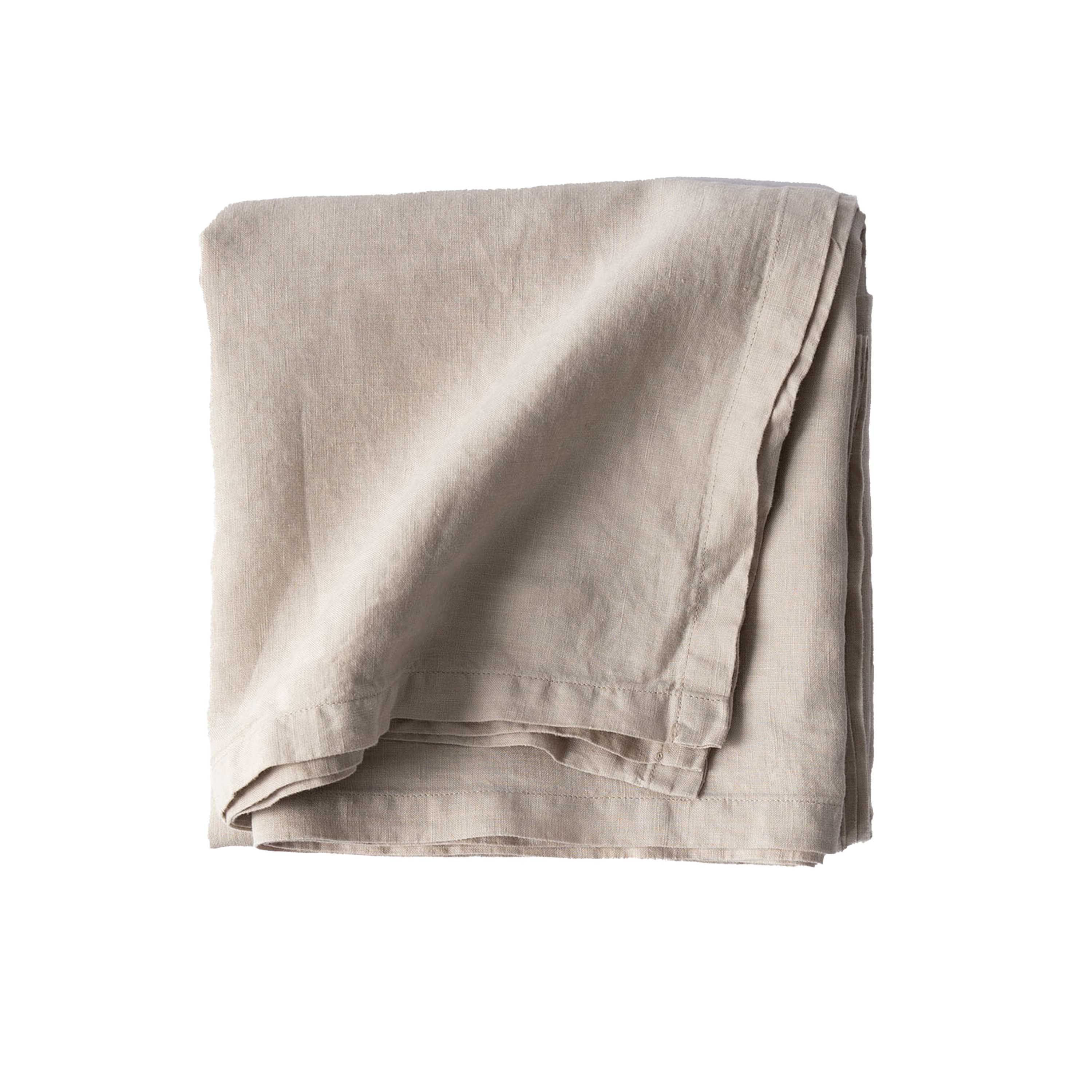 Pöytäliina Pellava Warm Grey 145x145