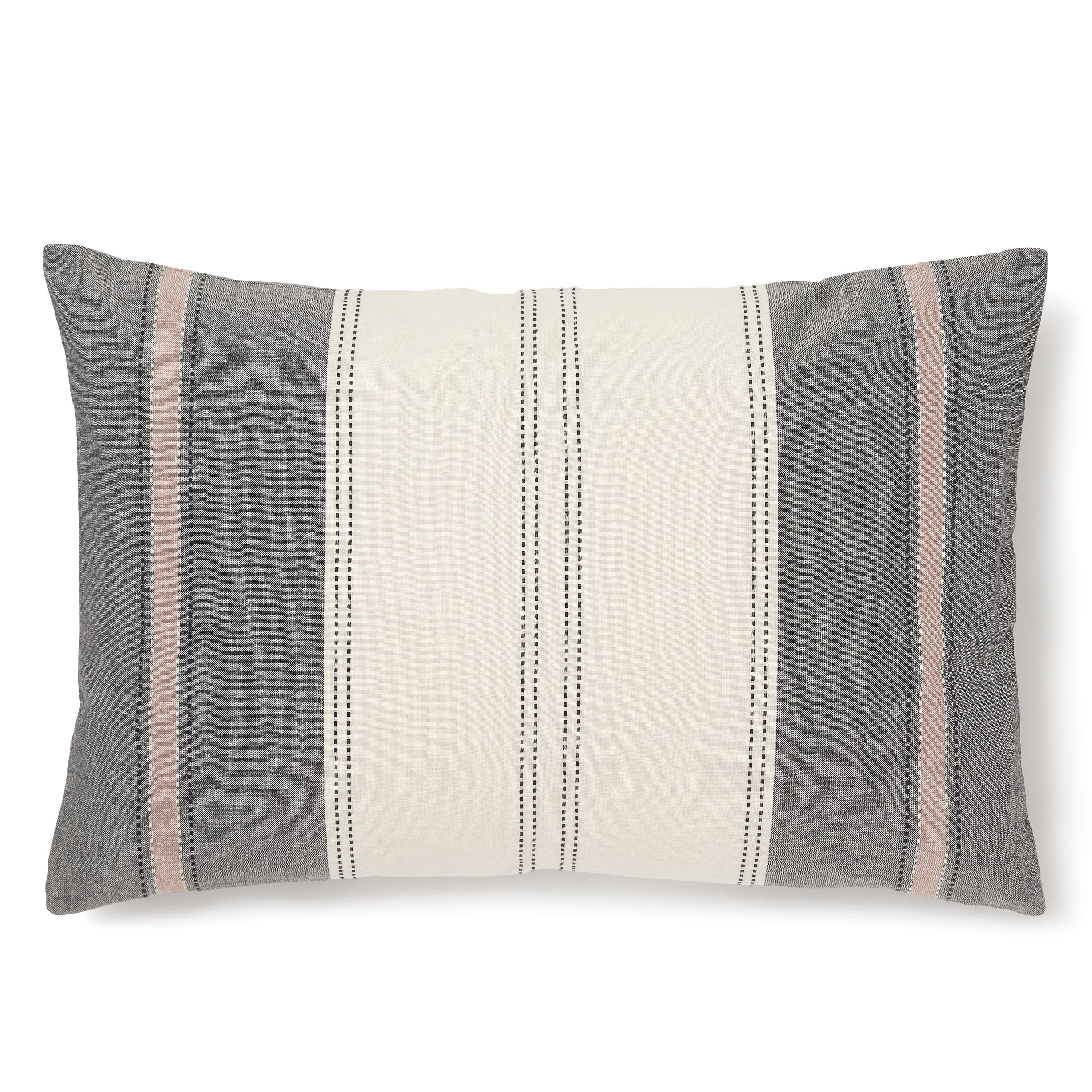 Lea Tyynynpäällinen Musta/offwhite 40x60