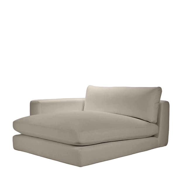 Capri 1,5-istuttava divaanimoduuli vasen käsinoja Taupe 142x155