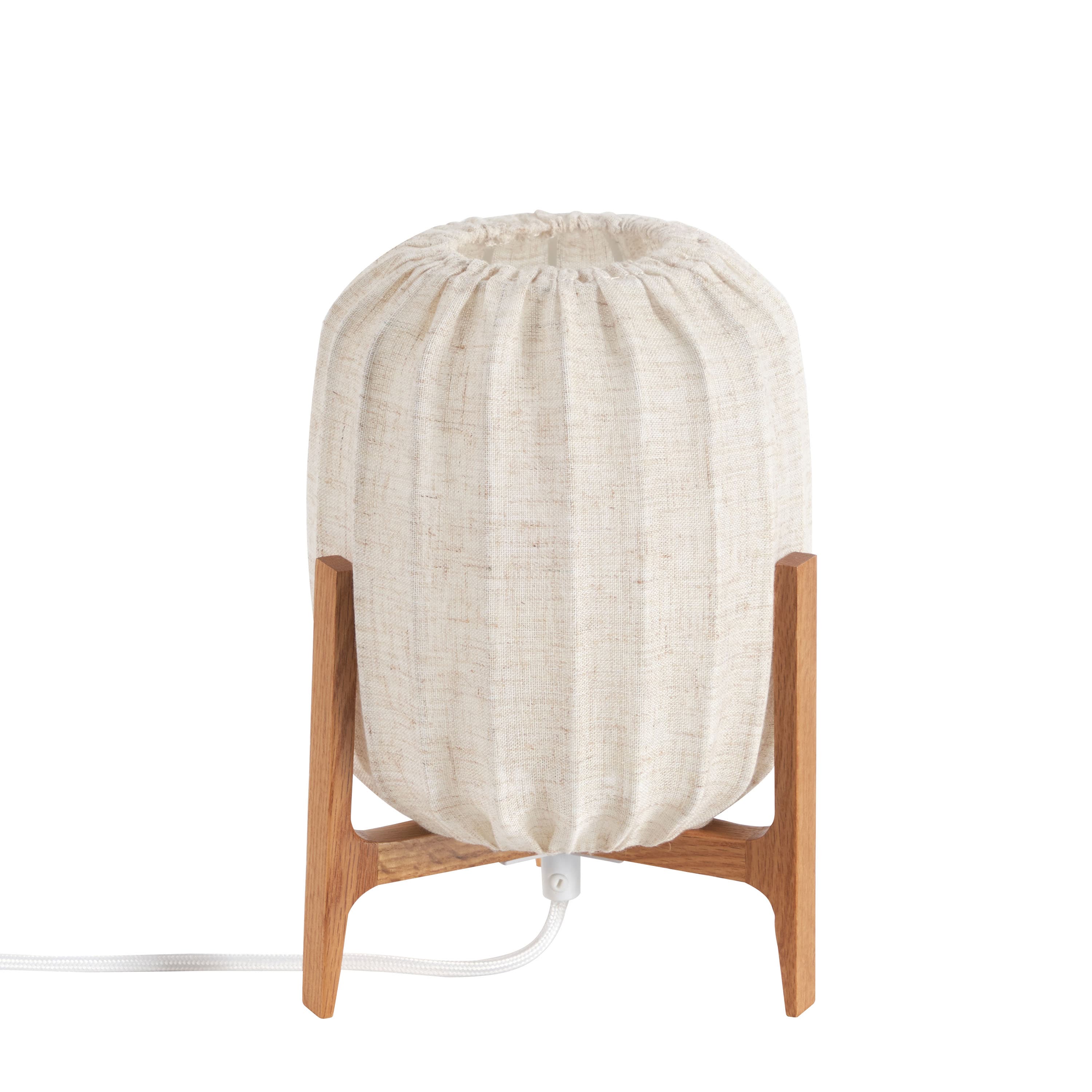 Prisma Mini Pöytävalaisin Oak/Natural 24cm