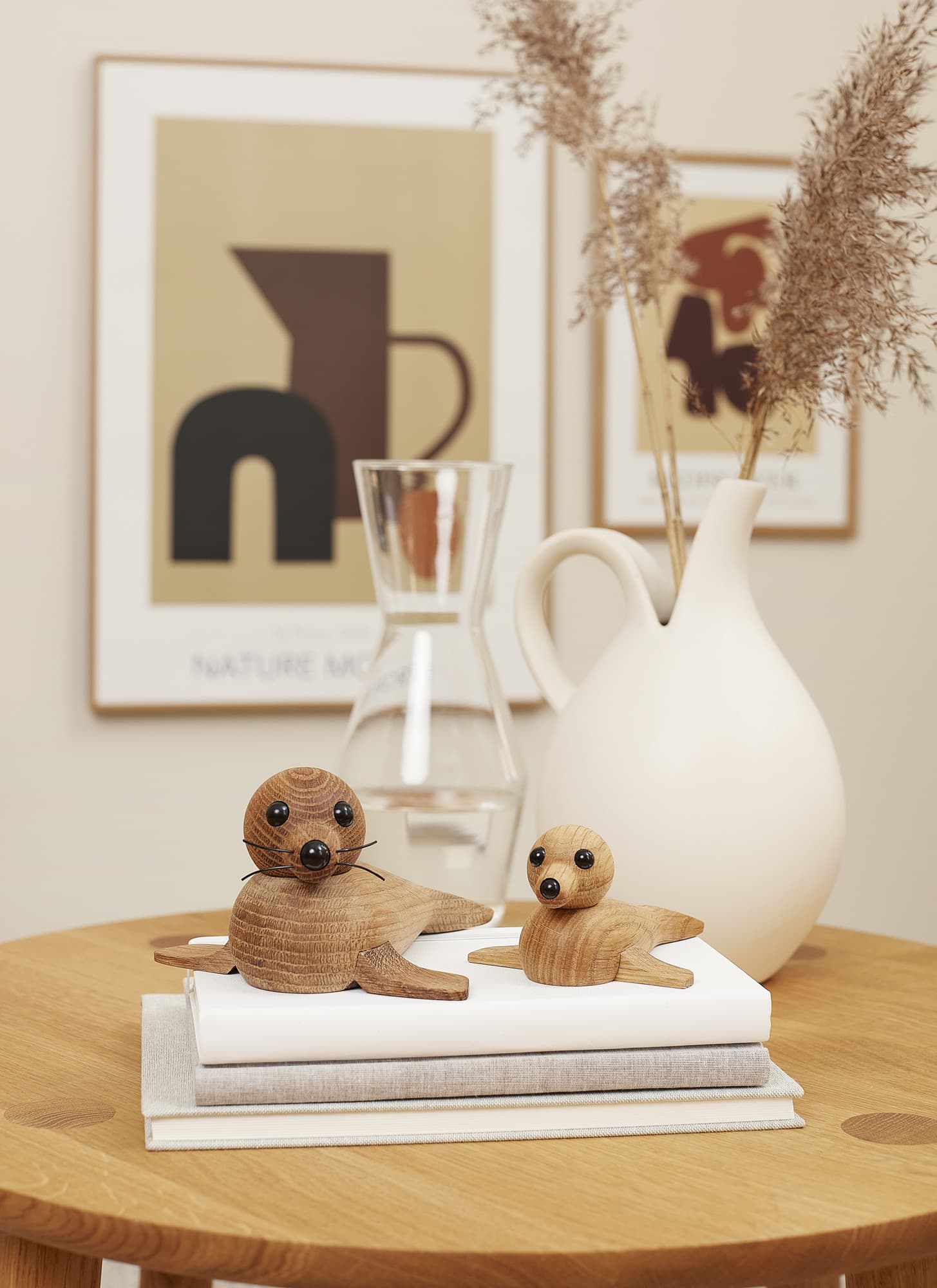 Baby Seal Koristelu Tammi 13cm
