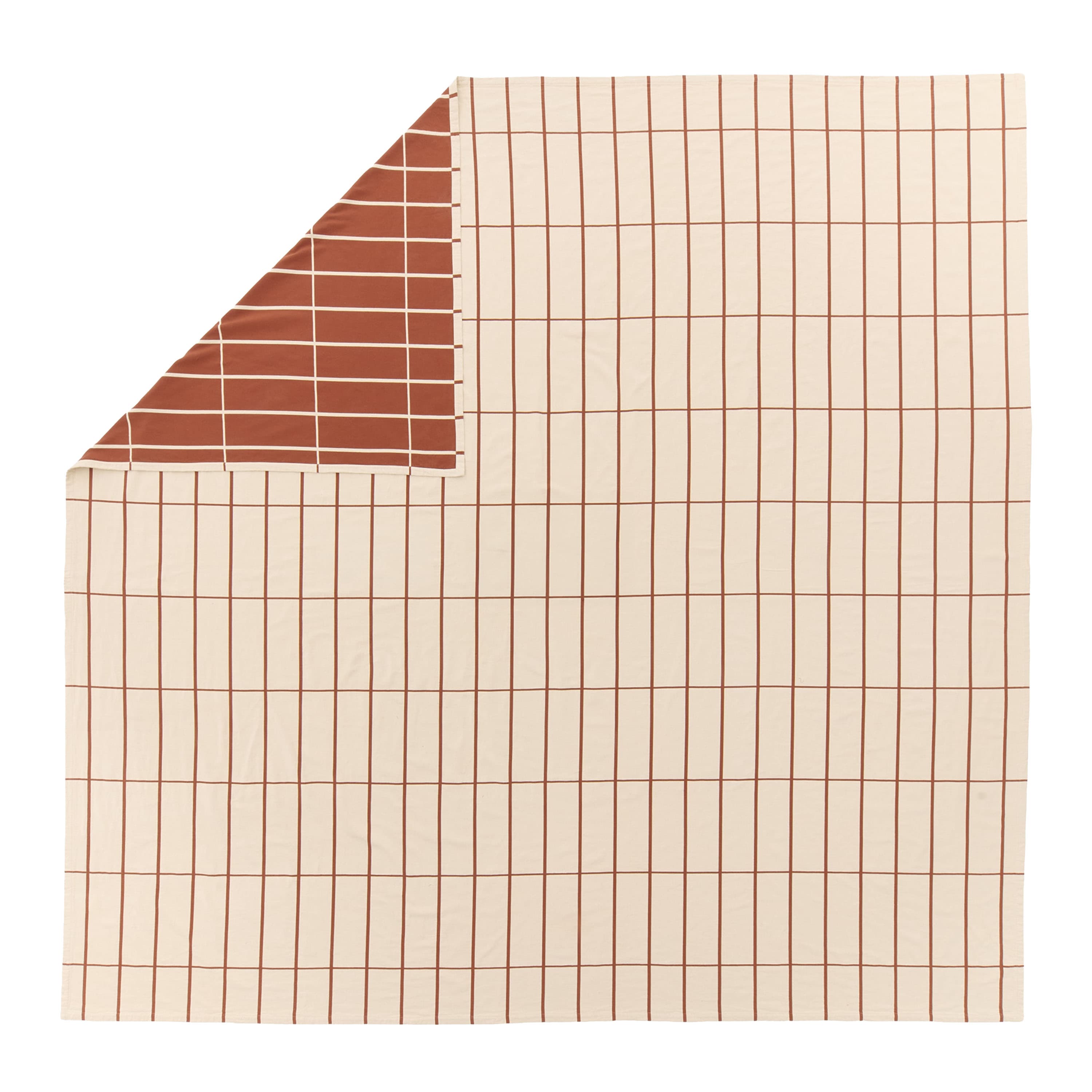 Tiiliskivi Päiväpeite Off White/Chestnut 260x260