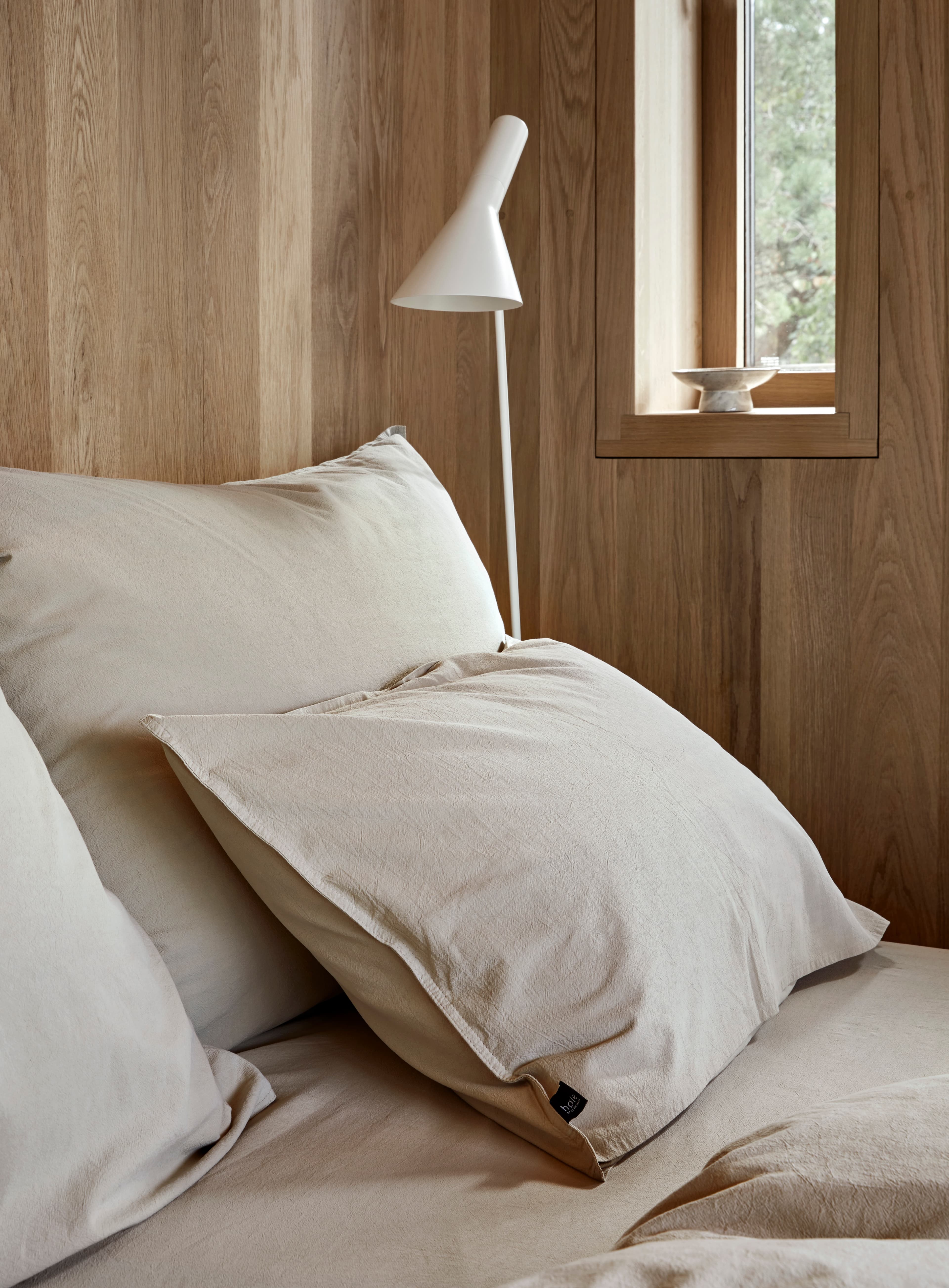 Frøya EKO tyynyliina beige 50x150