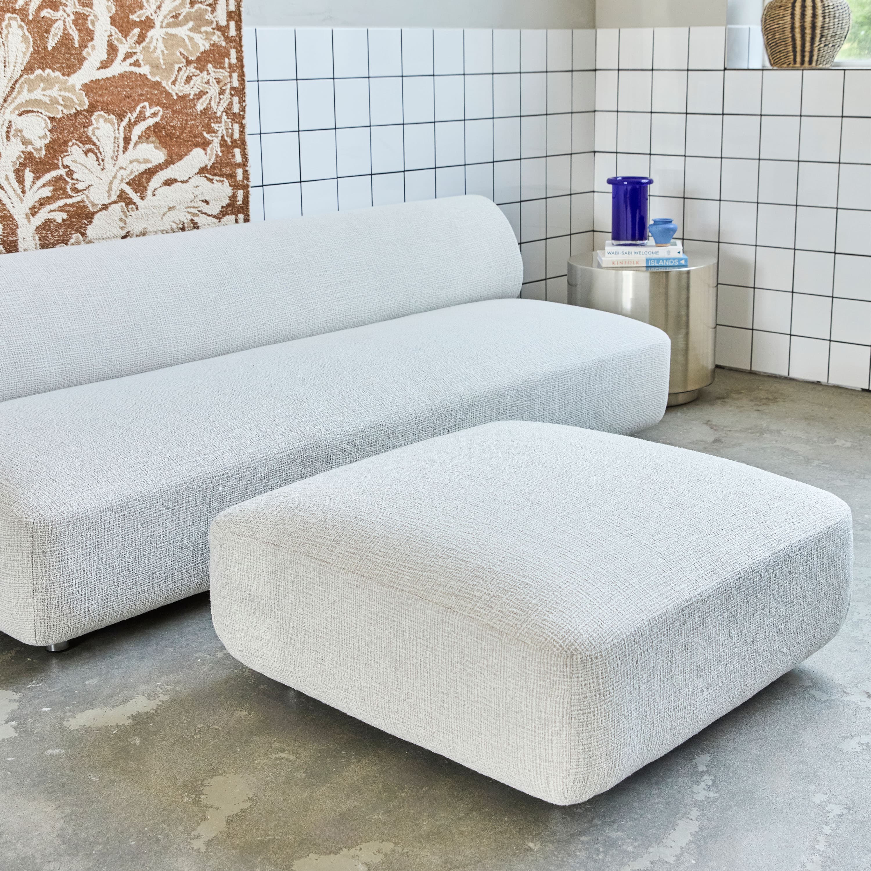 Feel Sittepuff Harmaa 95x95