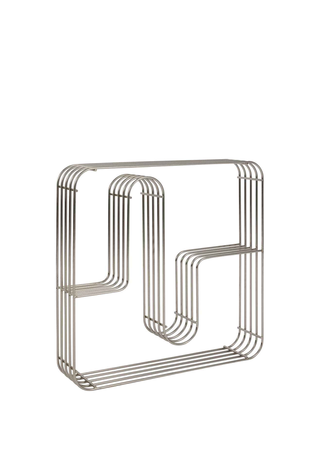Curva Display Square Seinähylly Silver