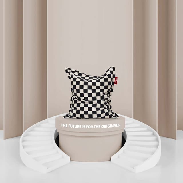 Original Slim Teddy Chess rahi black ecru