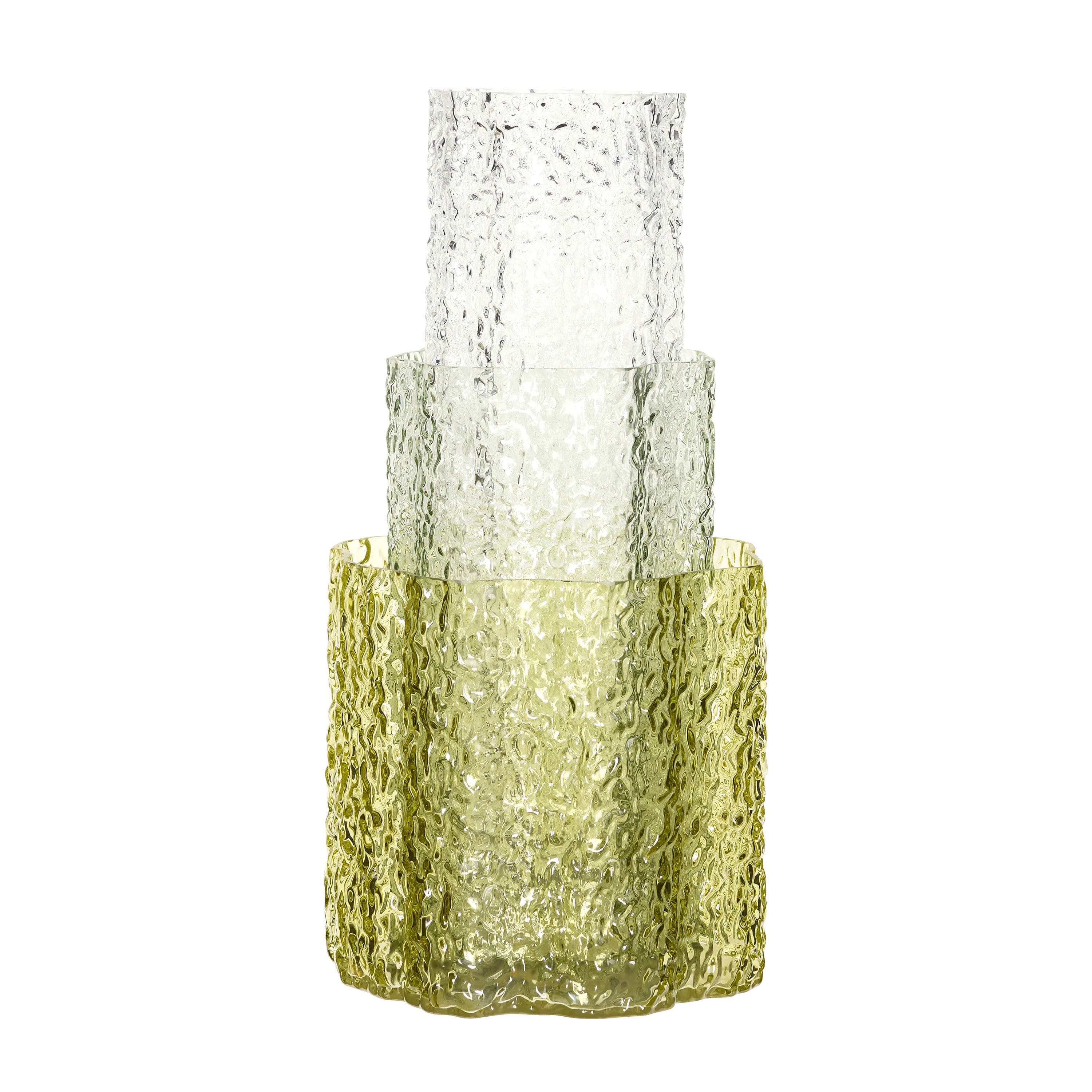 Triple Maljakko Green Clear 3-pack