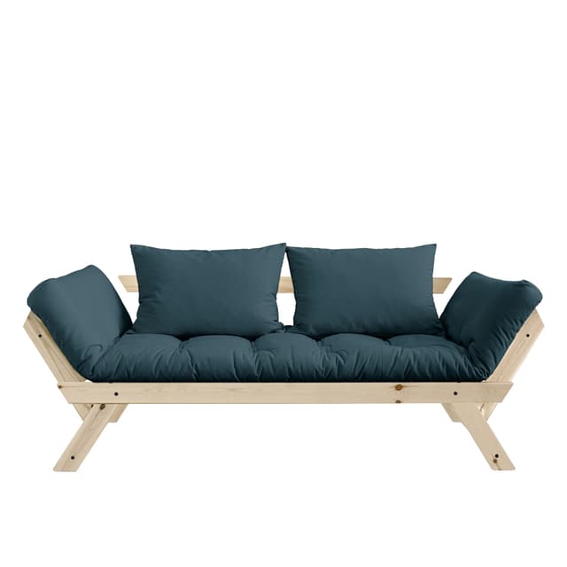 Bebop Sohvasänky Luonnollinen/Petroolinsininen 174 cm