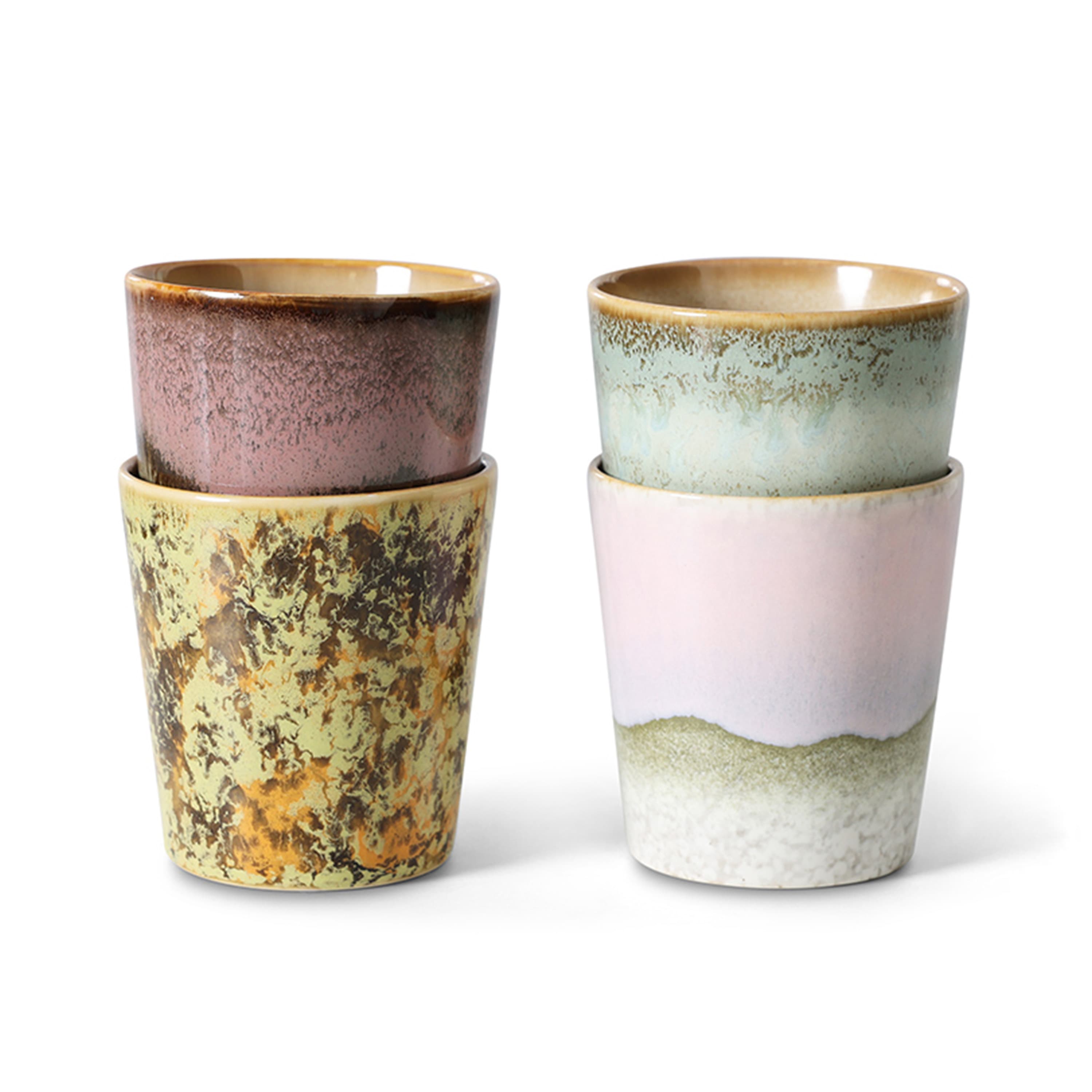 70s Ceramics Kahvikuppi Serendipity 4-pack