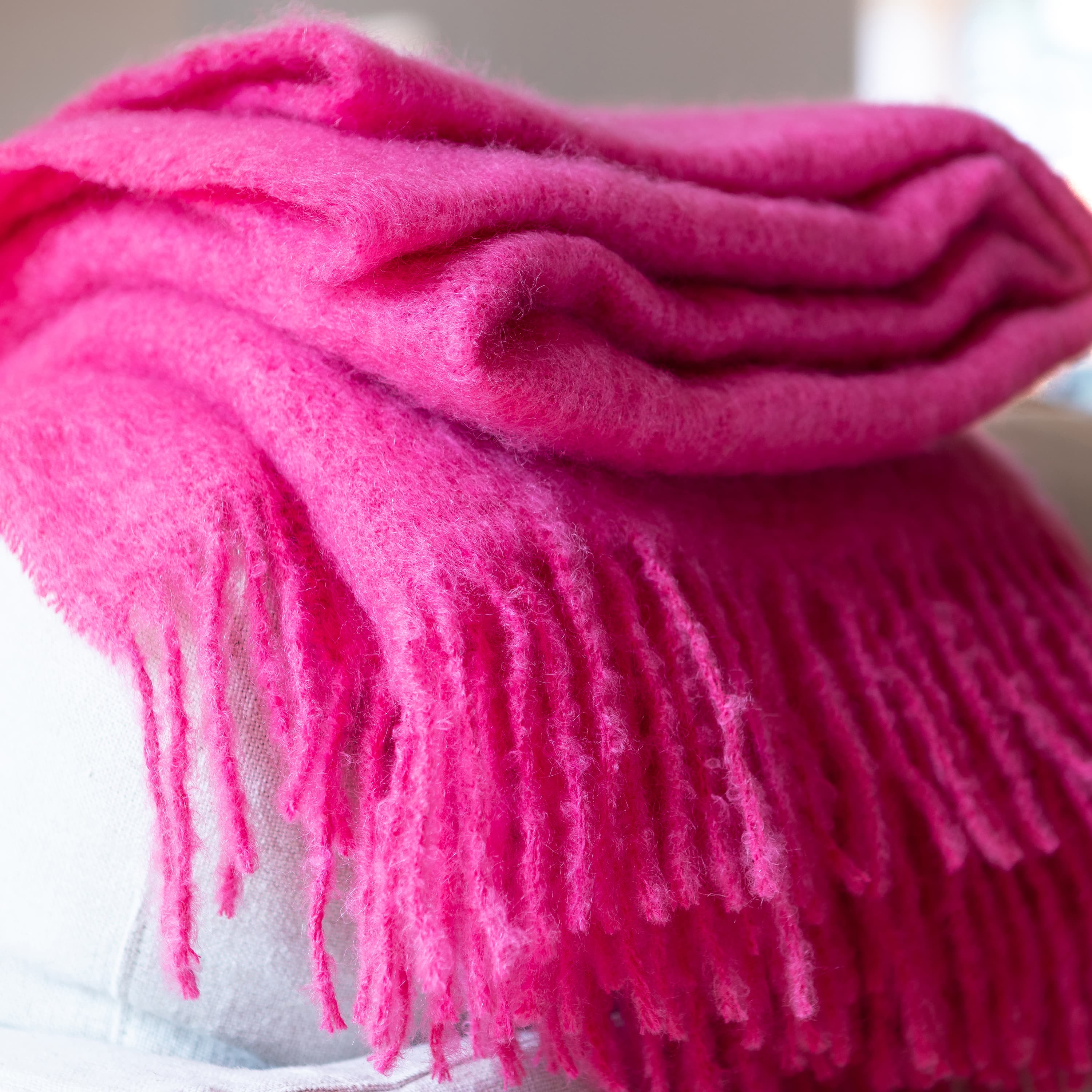 Mohair torkkupeitto pion