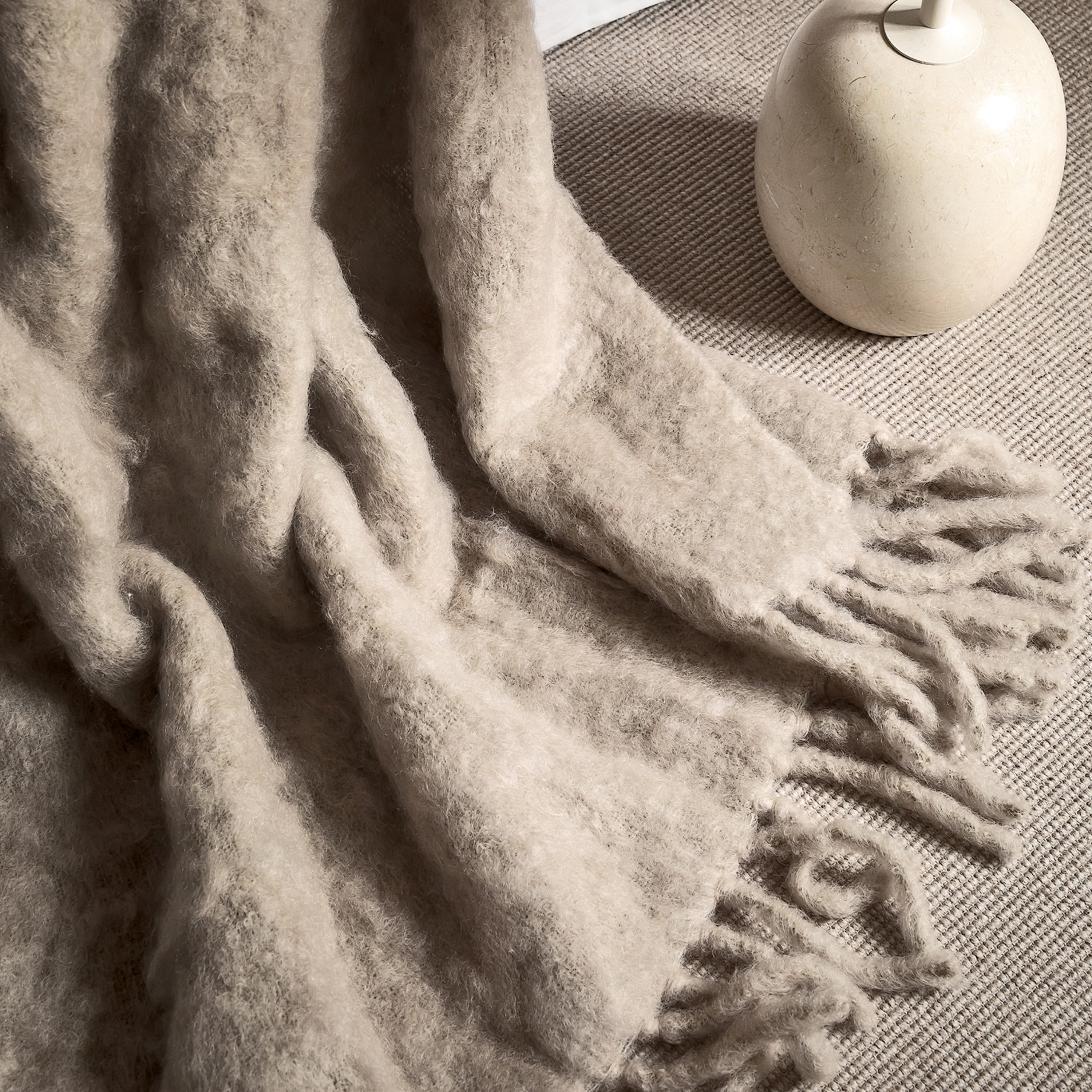 Luxury Kid Mohair Torkkupeitto Light Taupe