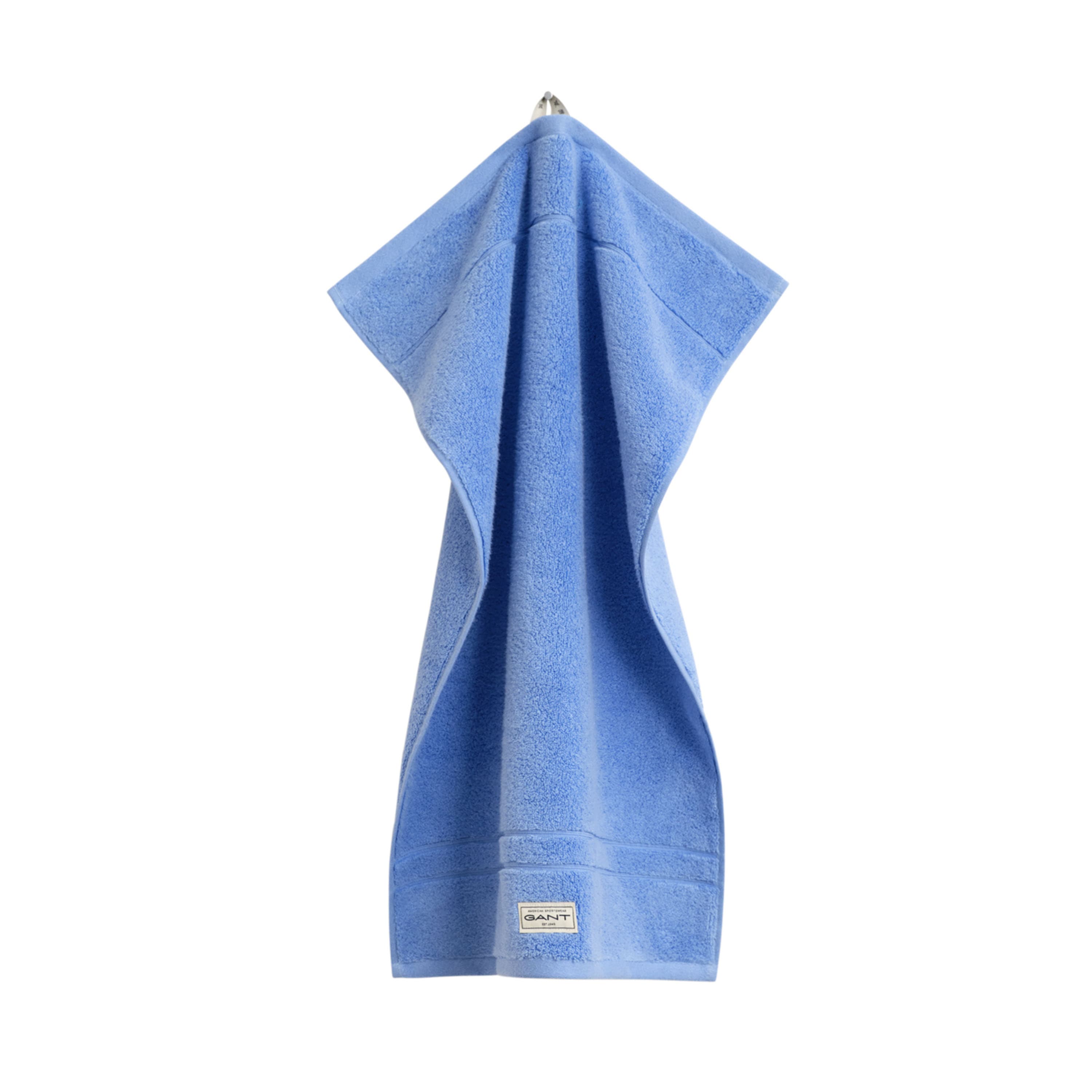 Organic Premium Terry Käsipyyhe Palace Blue 50x70
