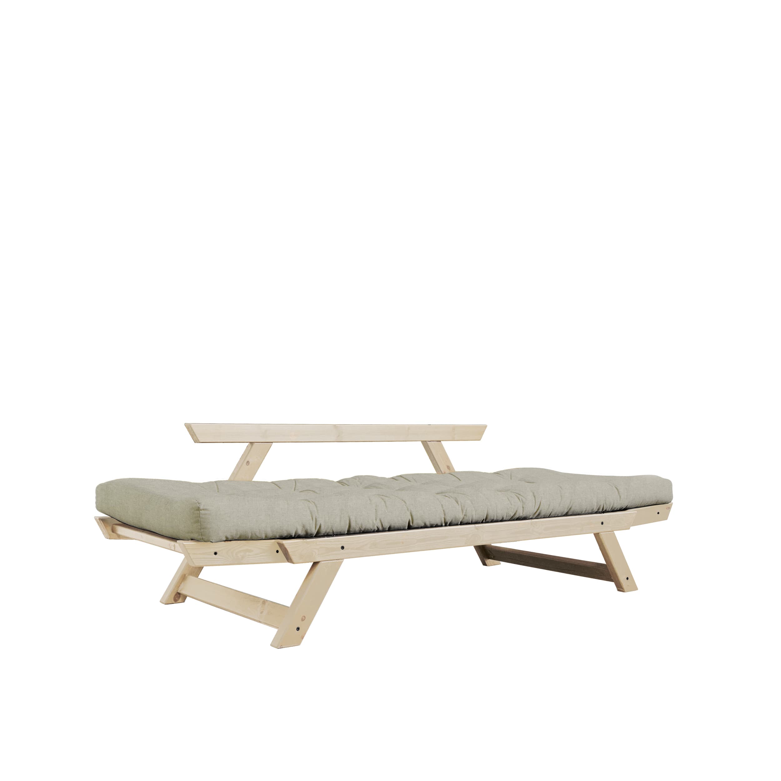 Bebop Sohvasänky Luonnollinen/Pellava 174 cm