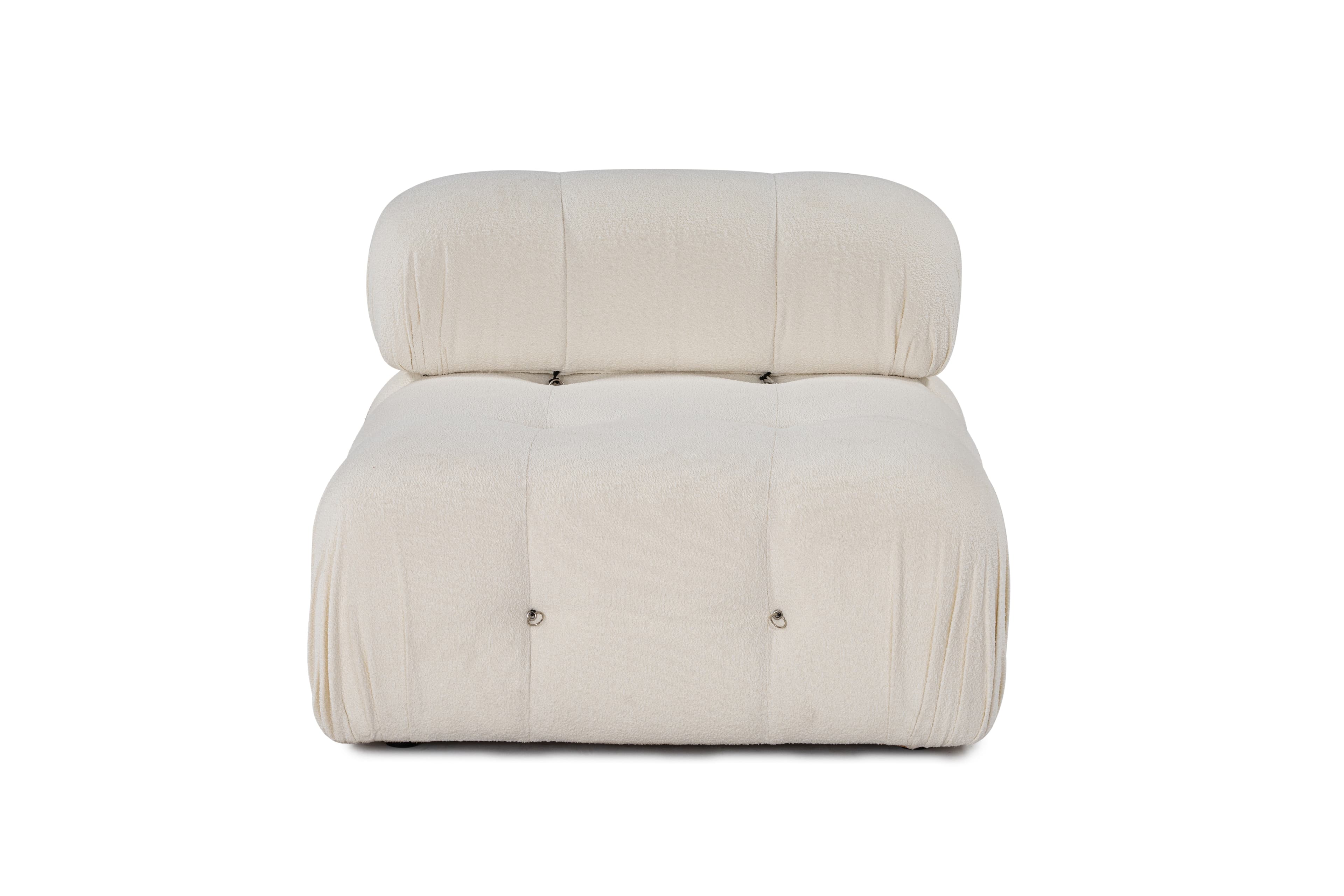 Blanca Keskimmäinen Moduuli White Bouclé