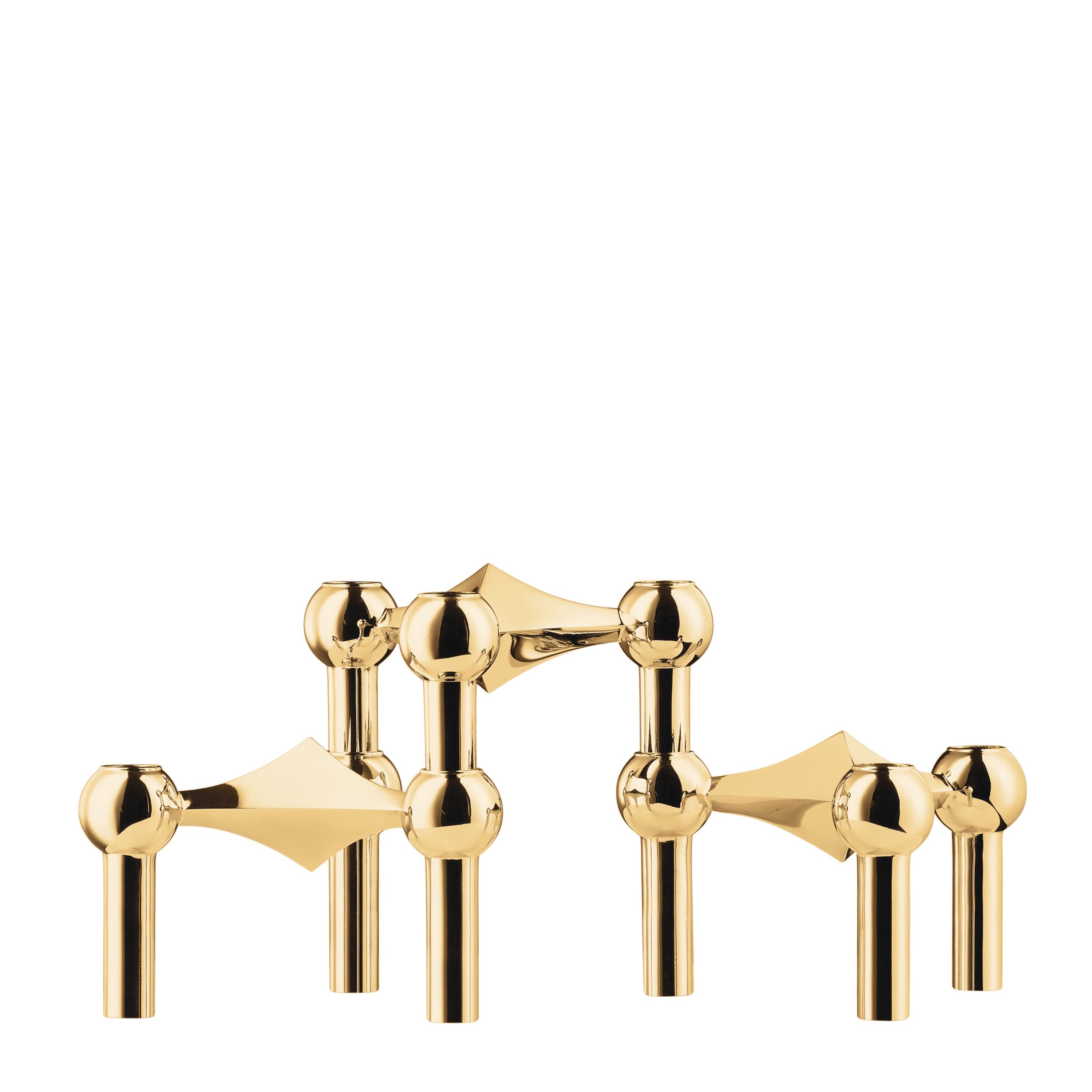 STOFF Nagel Kynttilänjalka Solid Brass 3-pakkaus