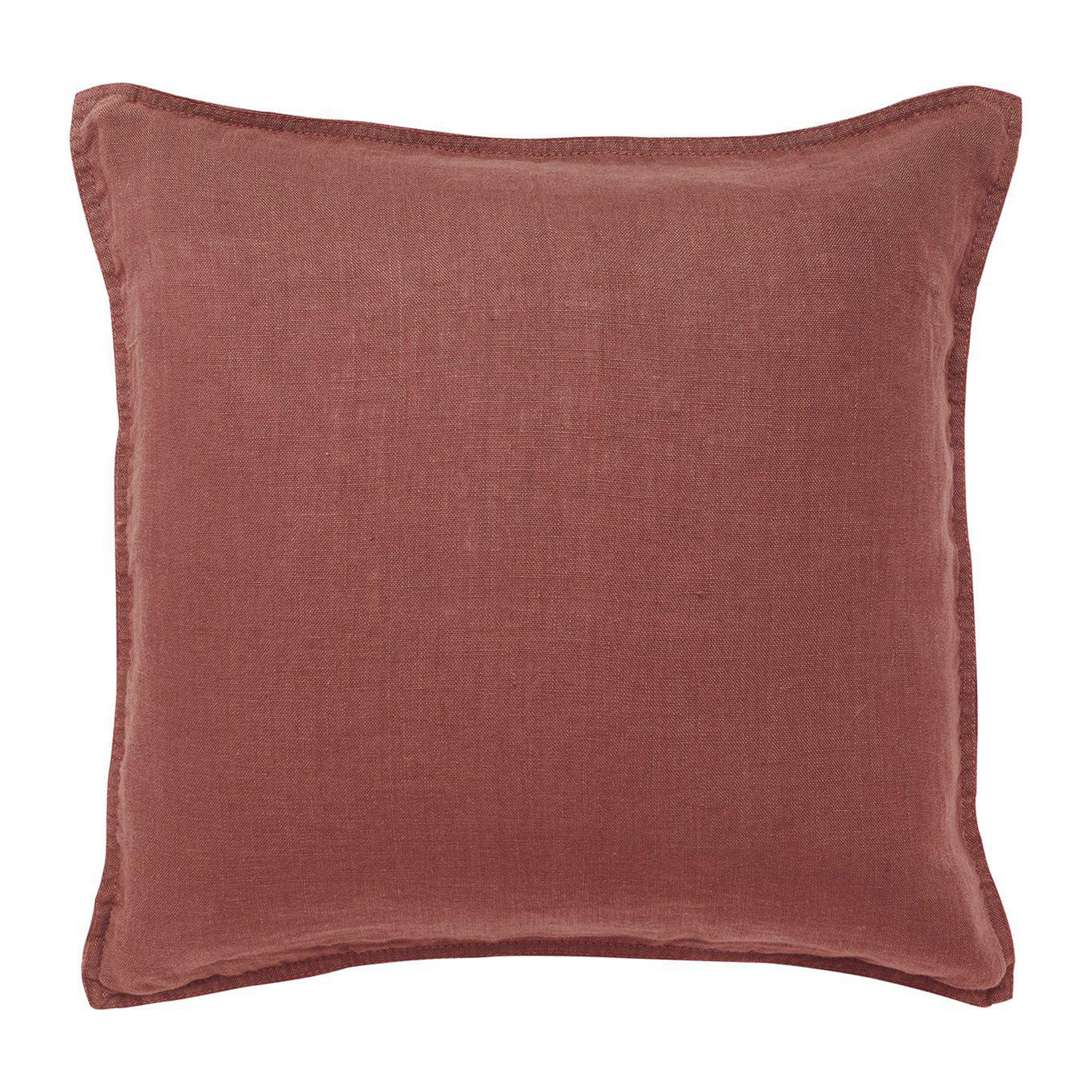 Julie tyynynpäällinen pellava tiili 45x45