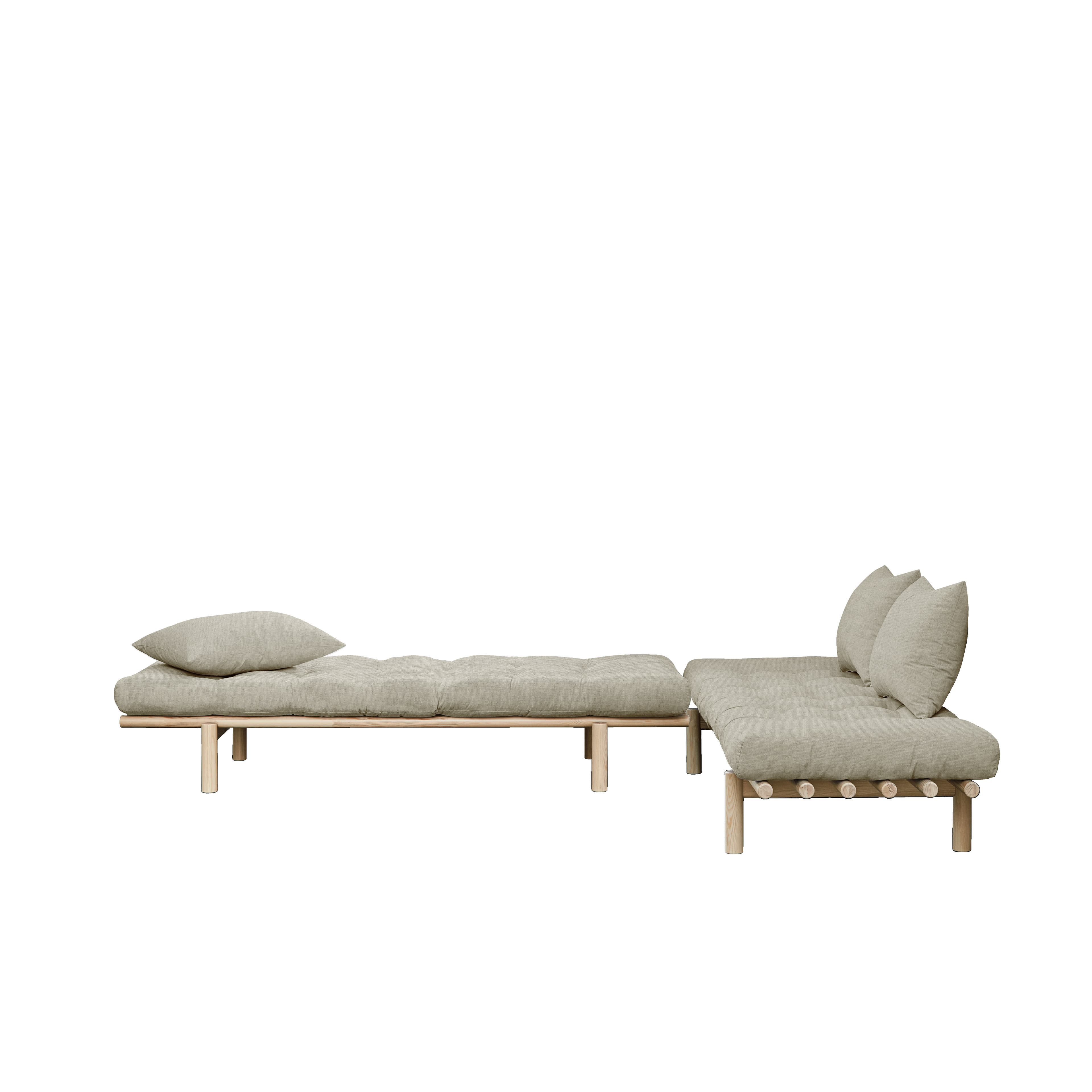 Pace Sohvasänky Luonnonväri/Pellava 200 cm