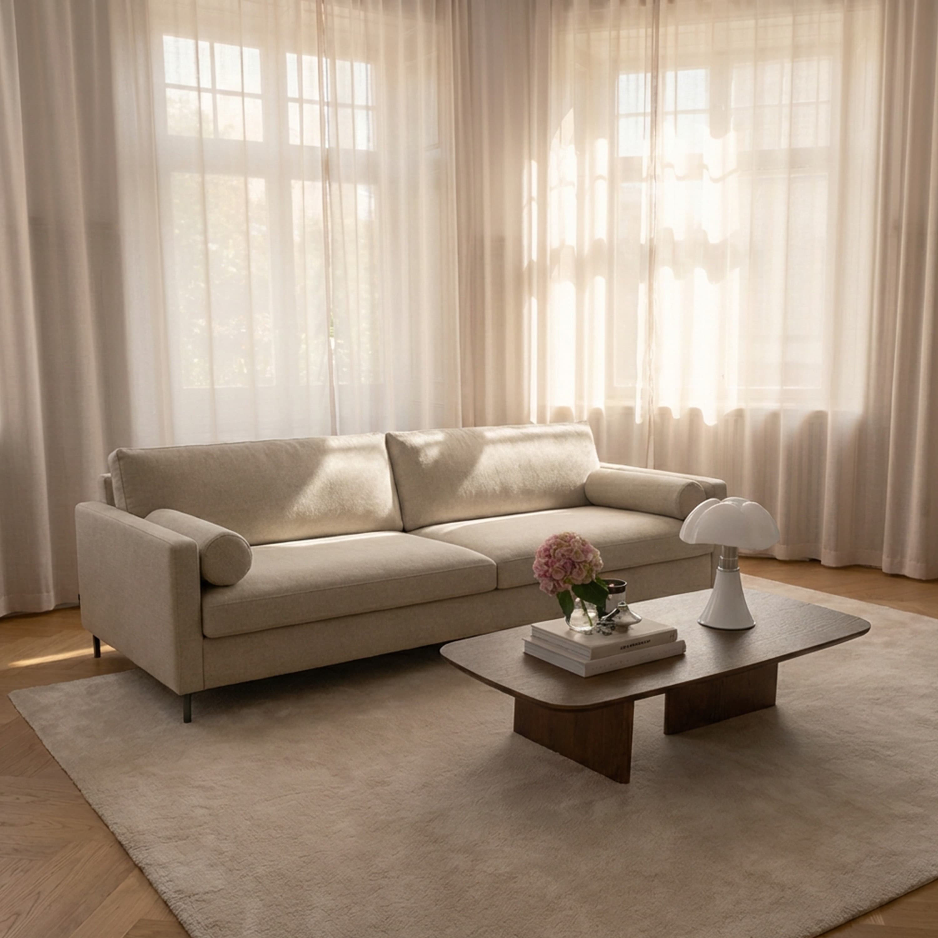 Åre 4-istuttava Sohva Beige 257cm