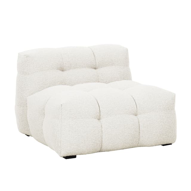 Billie Loungetuoli Ivory Bouclé 89cm