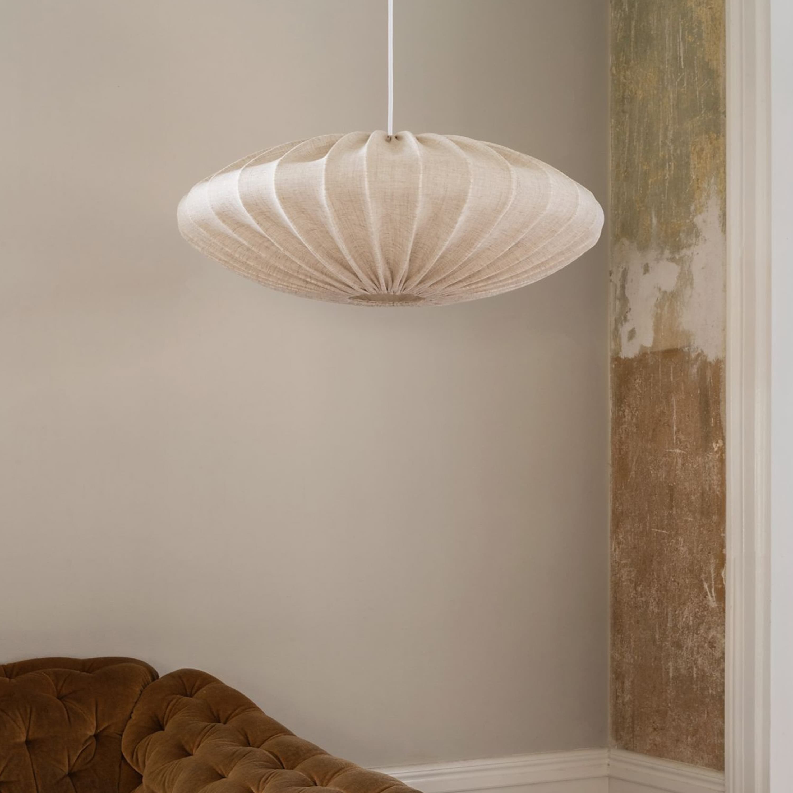 Ellipse Kattovalaisin Pellava Luonnollinen 65 cm