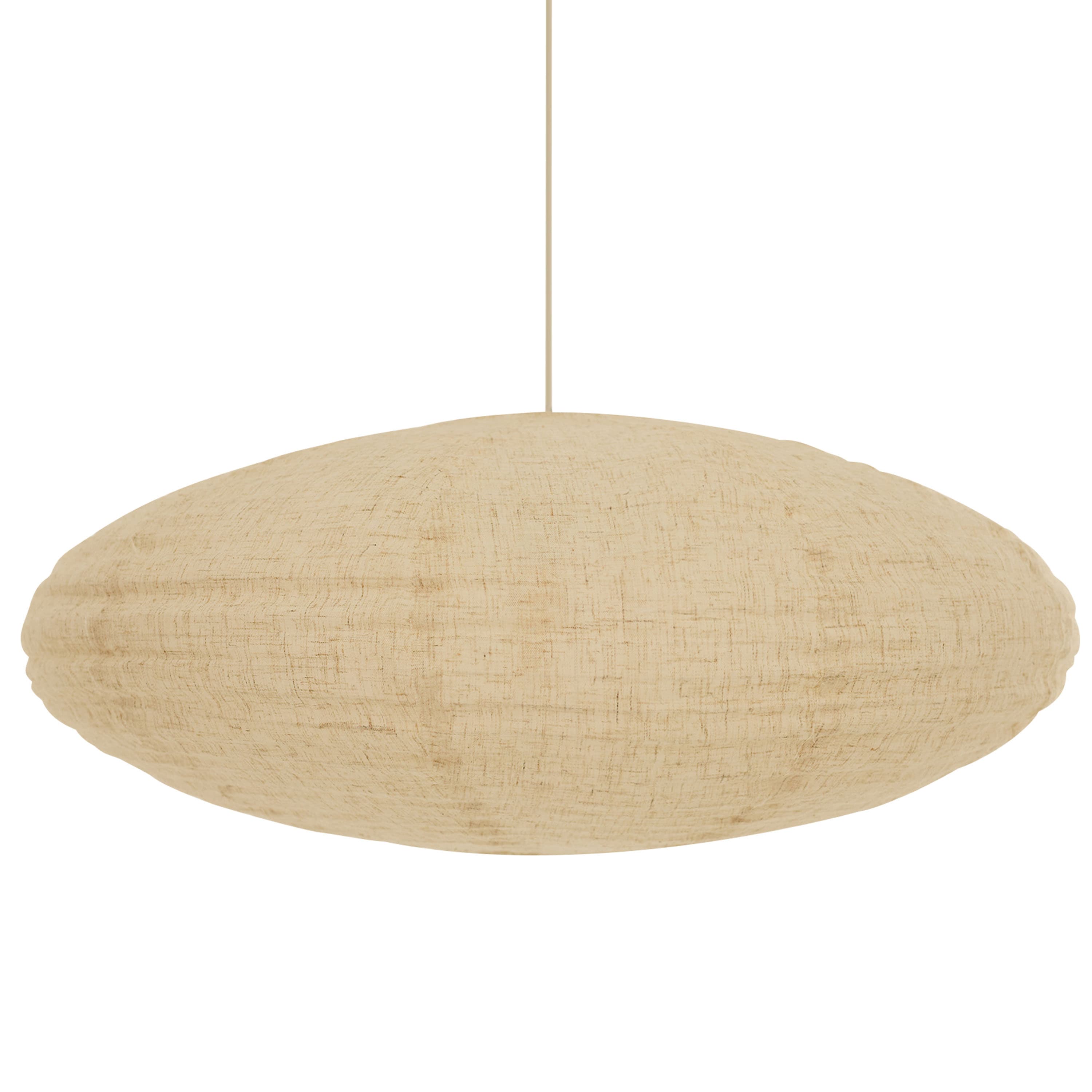 Villo Fabric Lampunvarjostin Luonnonväri Ø60