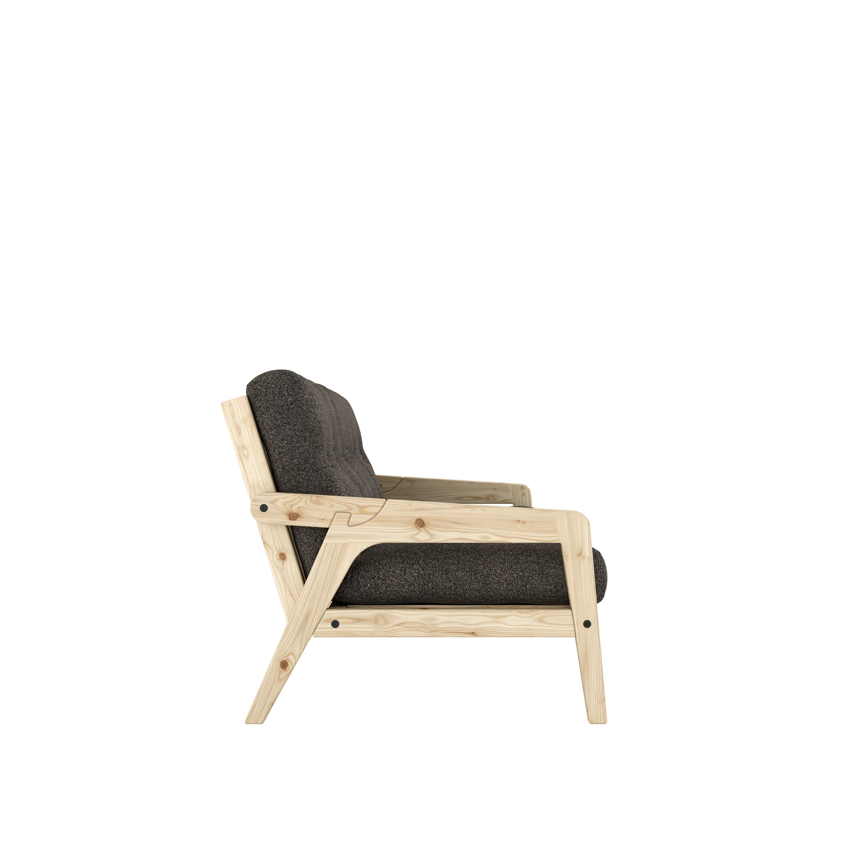 Grab Vuodesohva Clear Lacquered/Mellow Brown 204cm