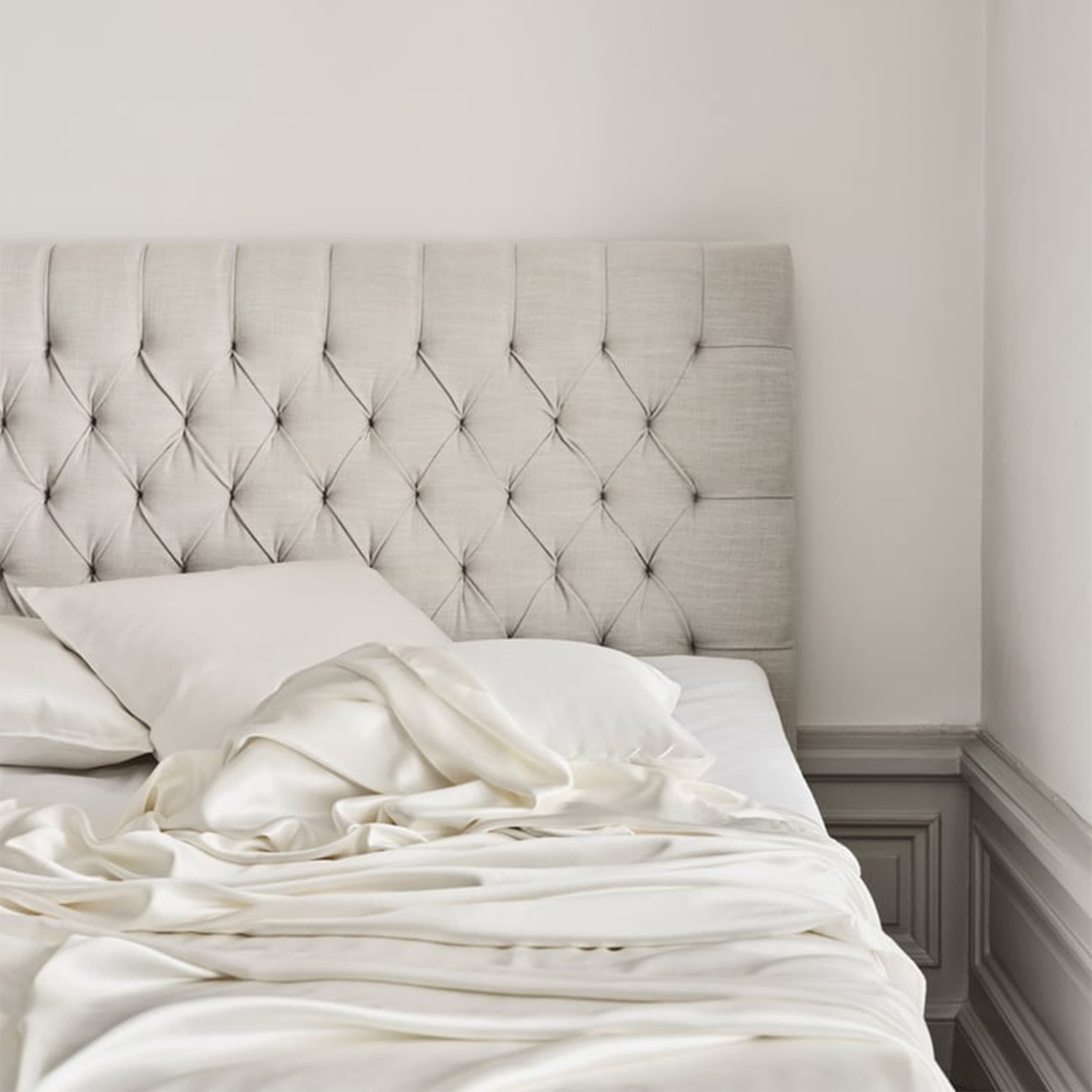 Sogno Tyynyliina Silkki Ivory 50x60