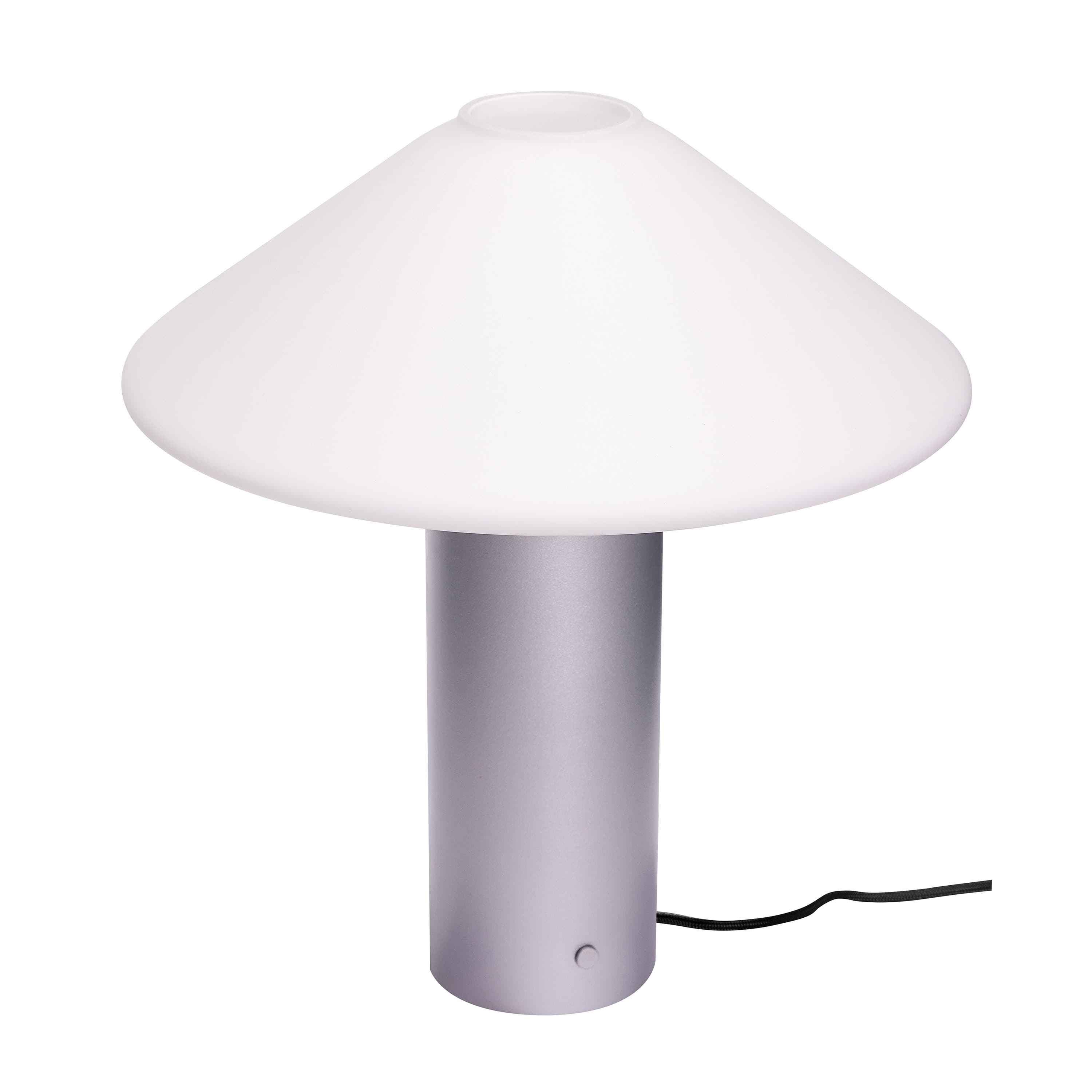 Orbit Pöytälamppu Metallic Silver 40cm