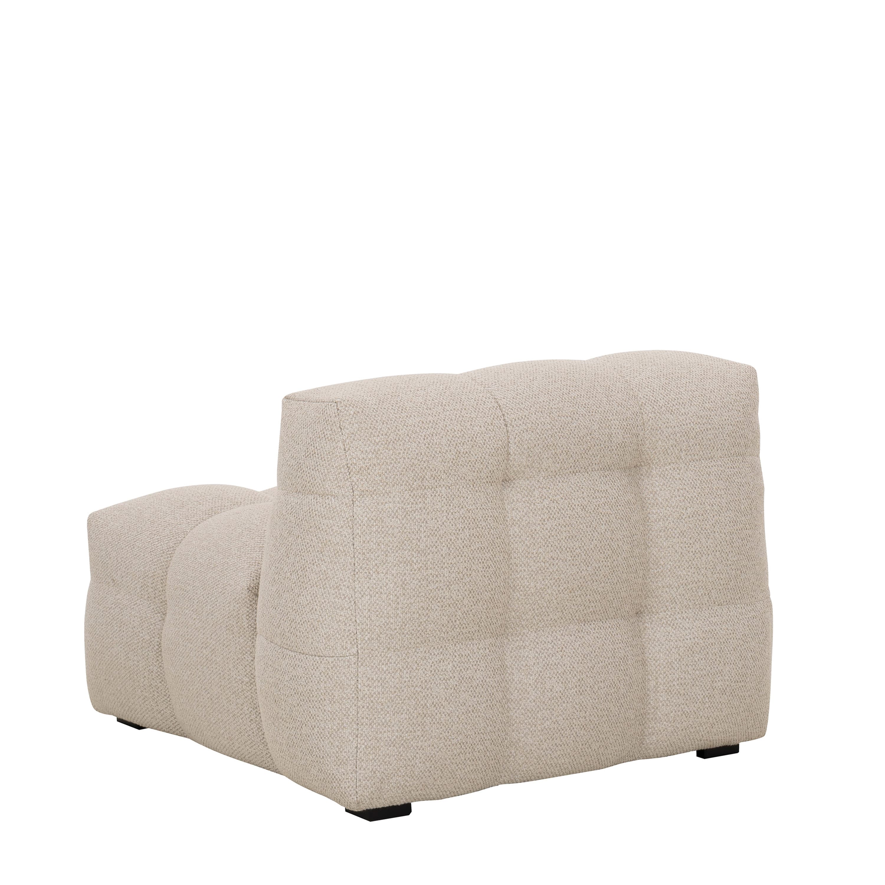 Billie Loungetuoli Beige Bouclé 89cm