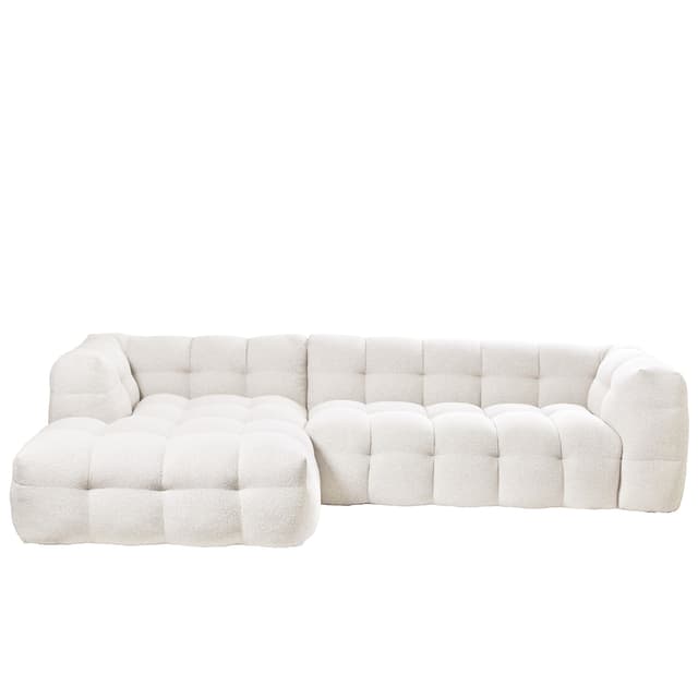 Billie Divaanisohva Vasen Ivory Bouclé