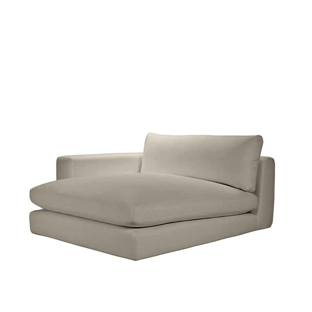 Capri 1,5-istuttava divaanimoduuli vasen käsinoja Taupe 142x155