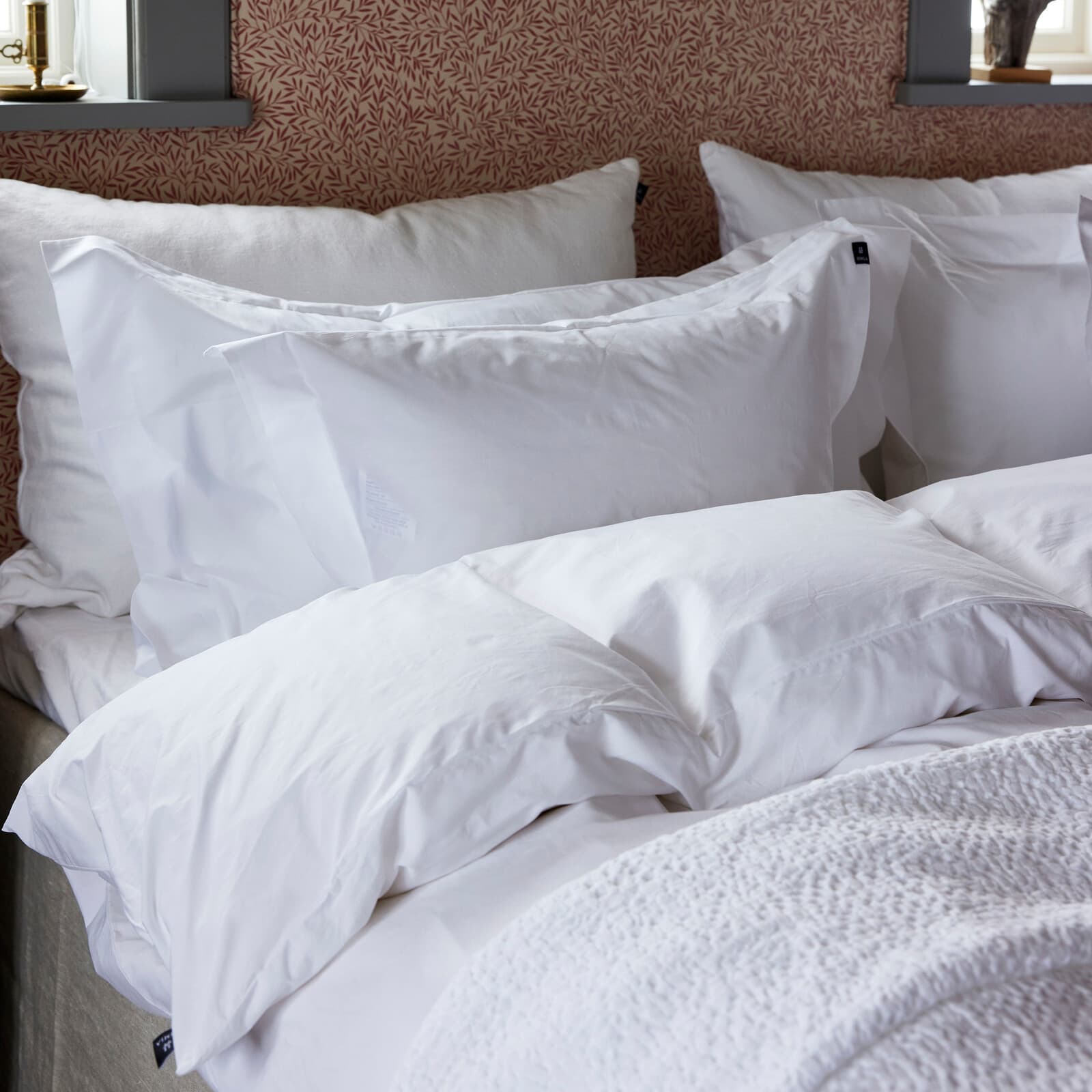 Dreamtime pussilakana GOTS percale white single