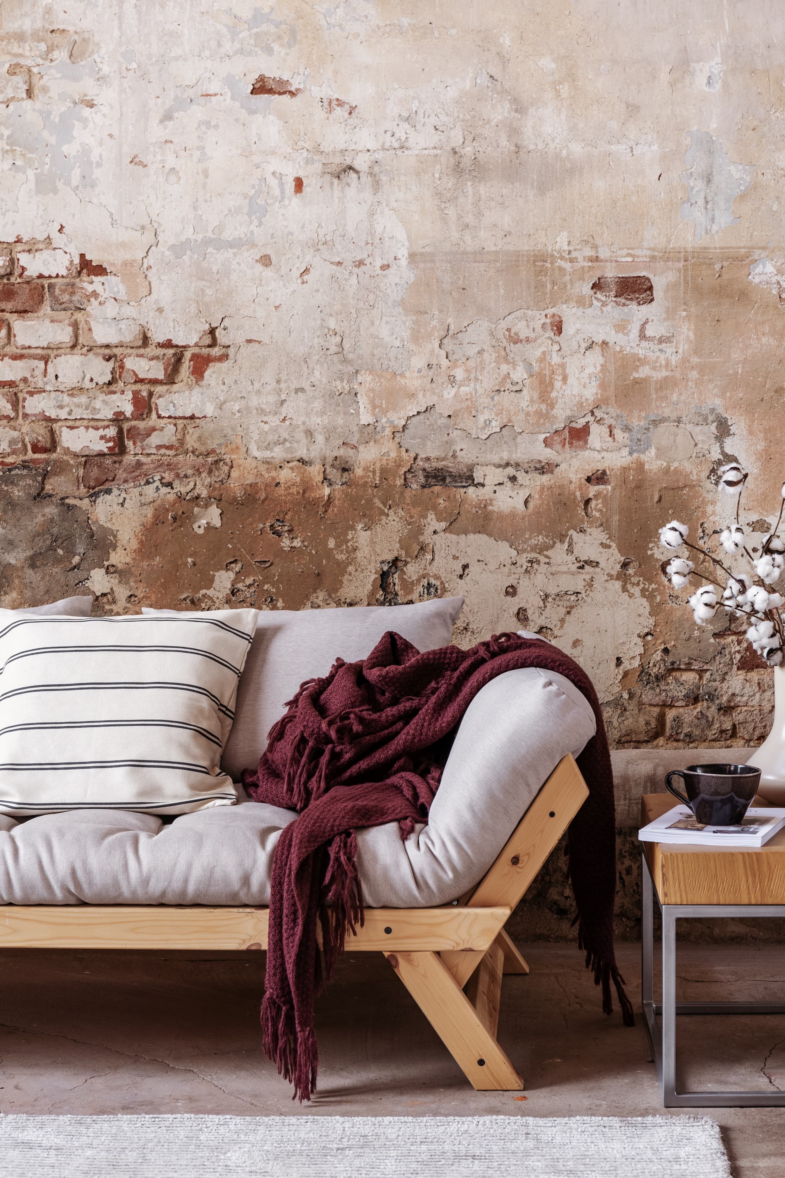 Bebop Sohvasänky Luonnollinen/Pellava 174 cm