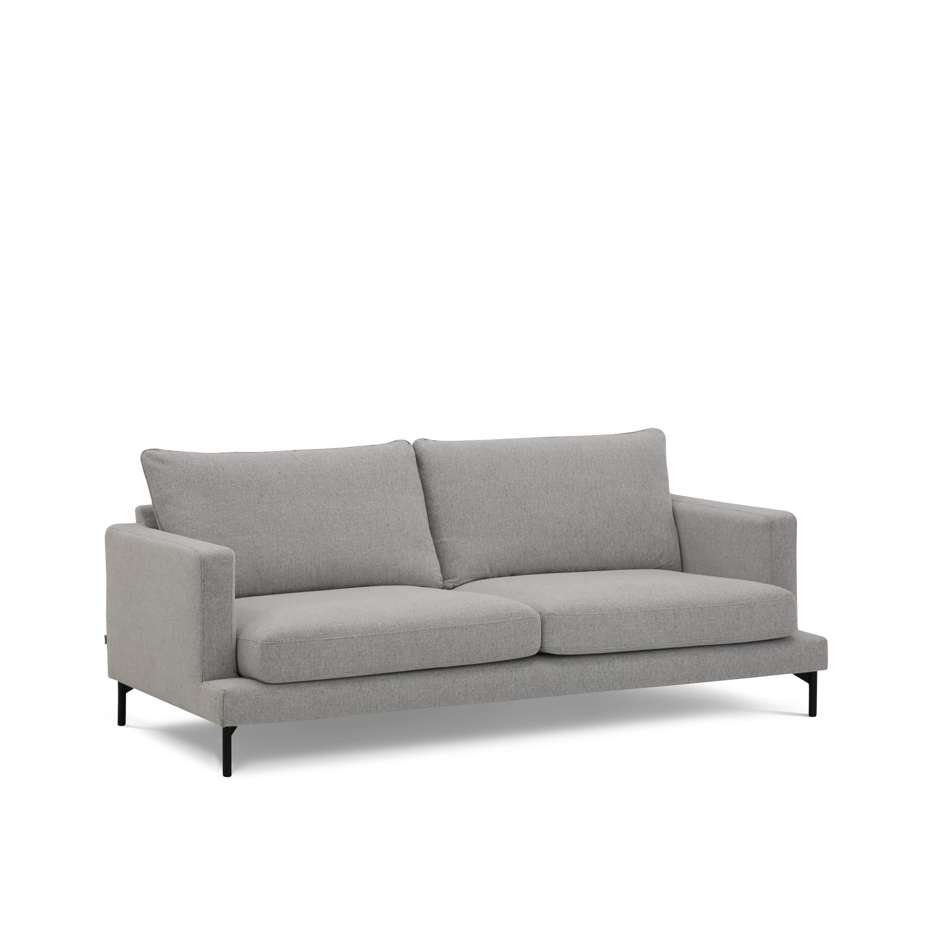 Olivia 3-istuttava sohva hopea 206cm