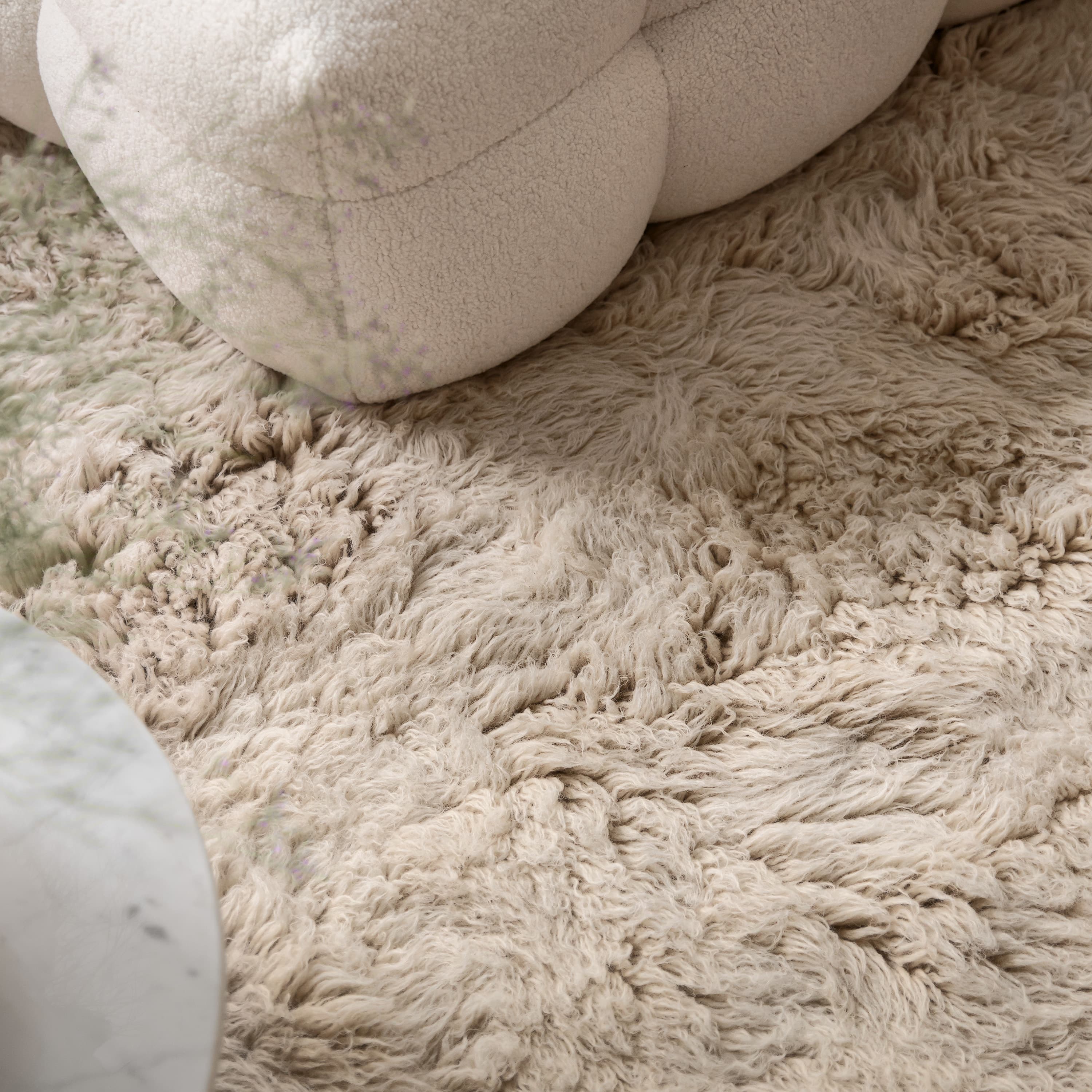Fluffy Flokati Matto Greige 240 x 350