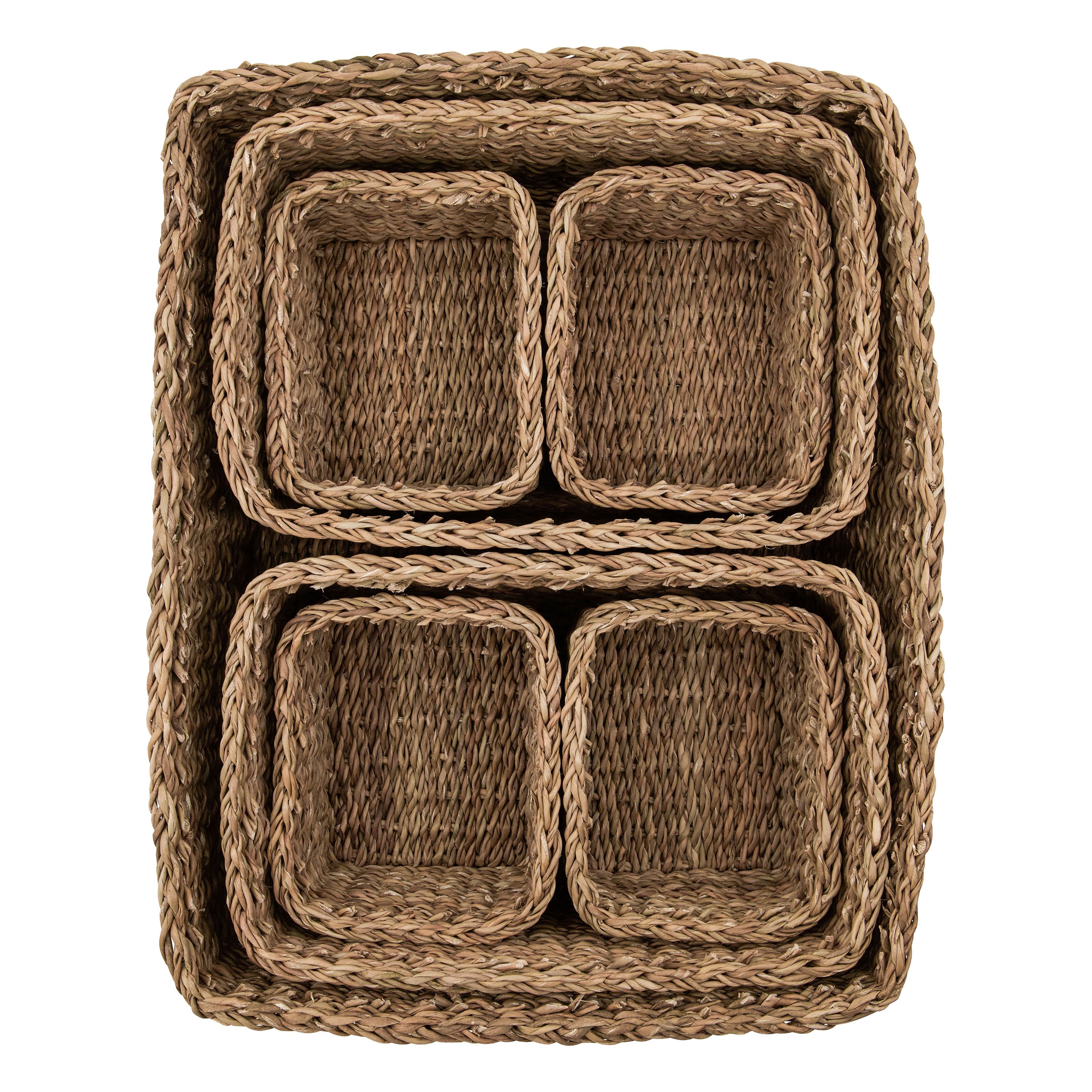 Square Säilytyskori Nature 7‑pack