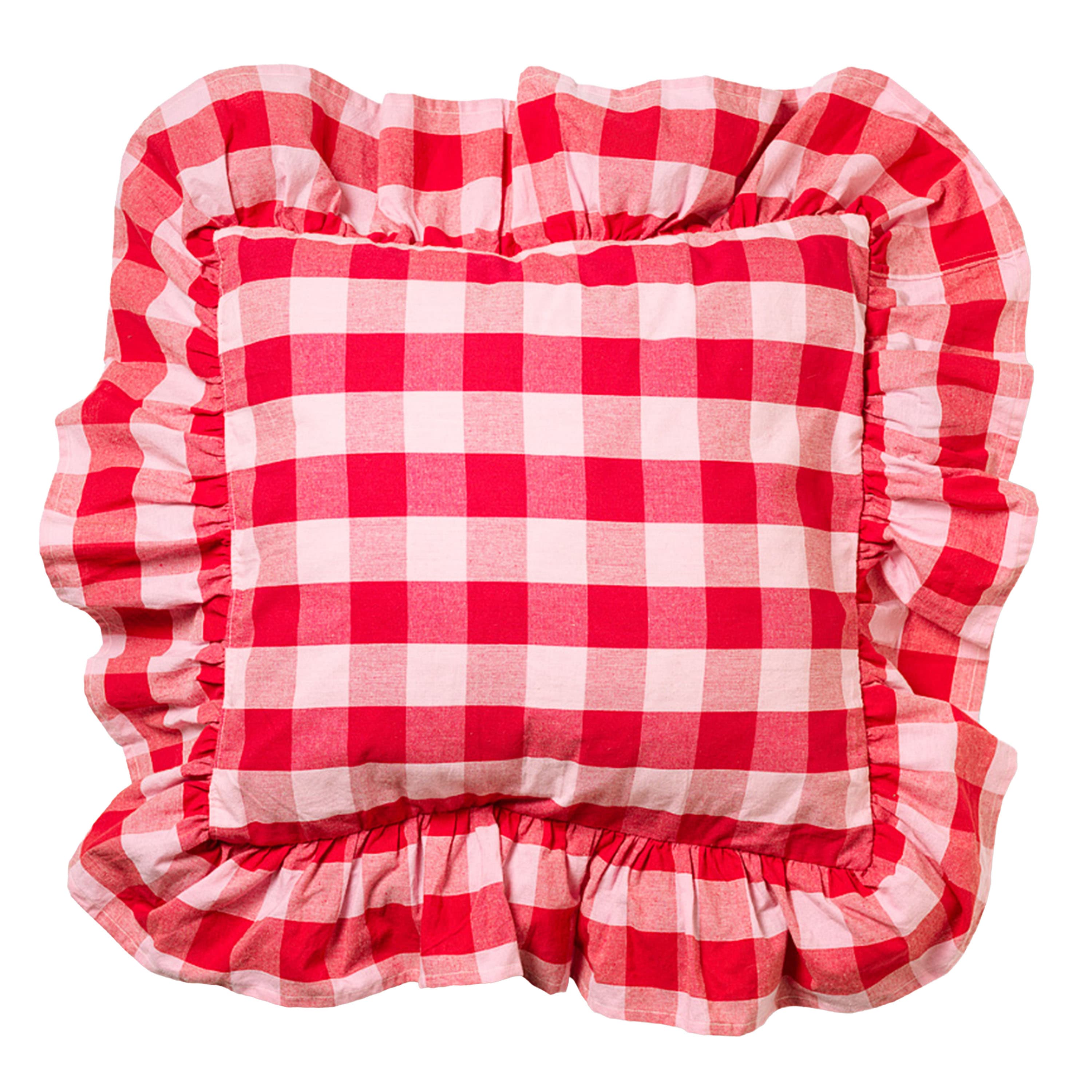 Paola Frill Tyynyliina Punainen/Vaaleanpunainen 50x50