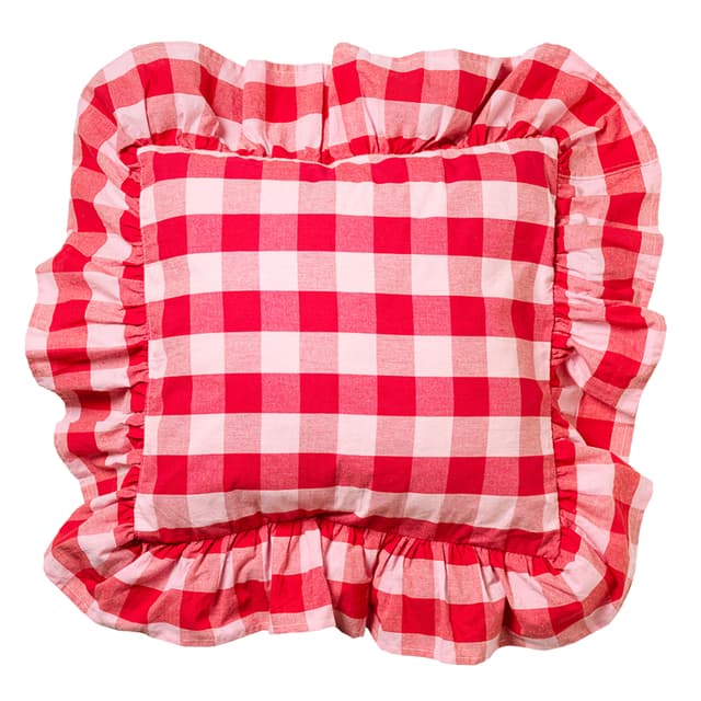 Paola Frill Tyynyliina Punainen/Vaaleanpunainen 50x50