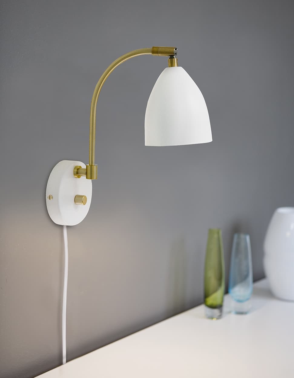Deluxe LED Seinävalaisin Harmaa