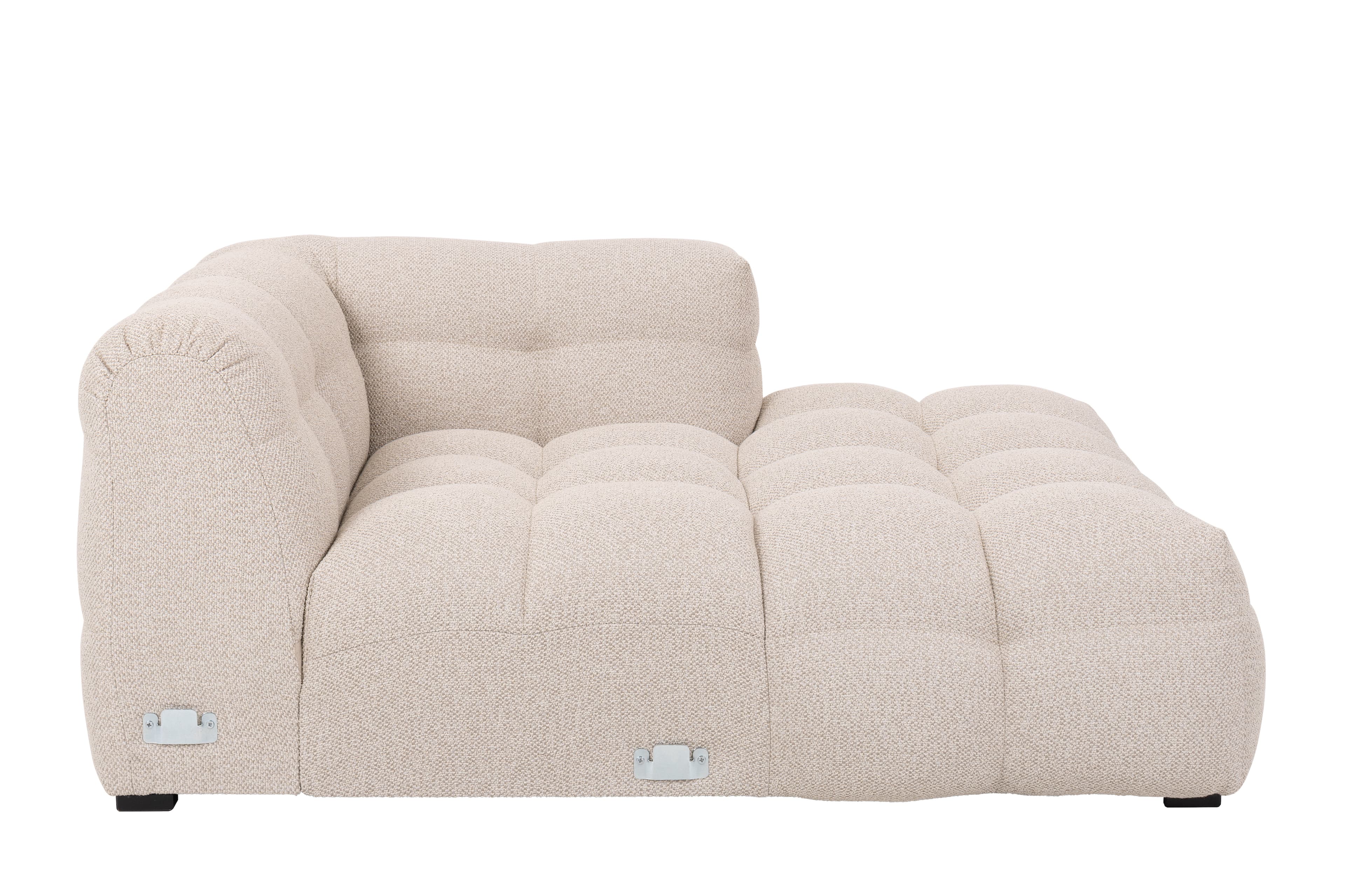 Billie Siatlongimoduuli Oikea Käsinoja Beige Bouclé 118cm