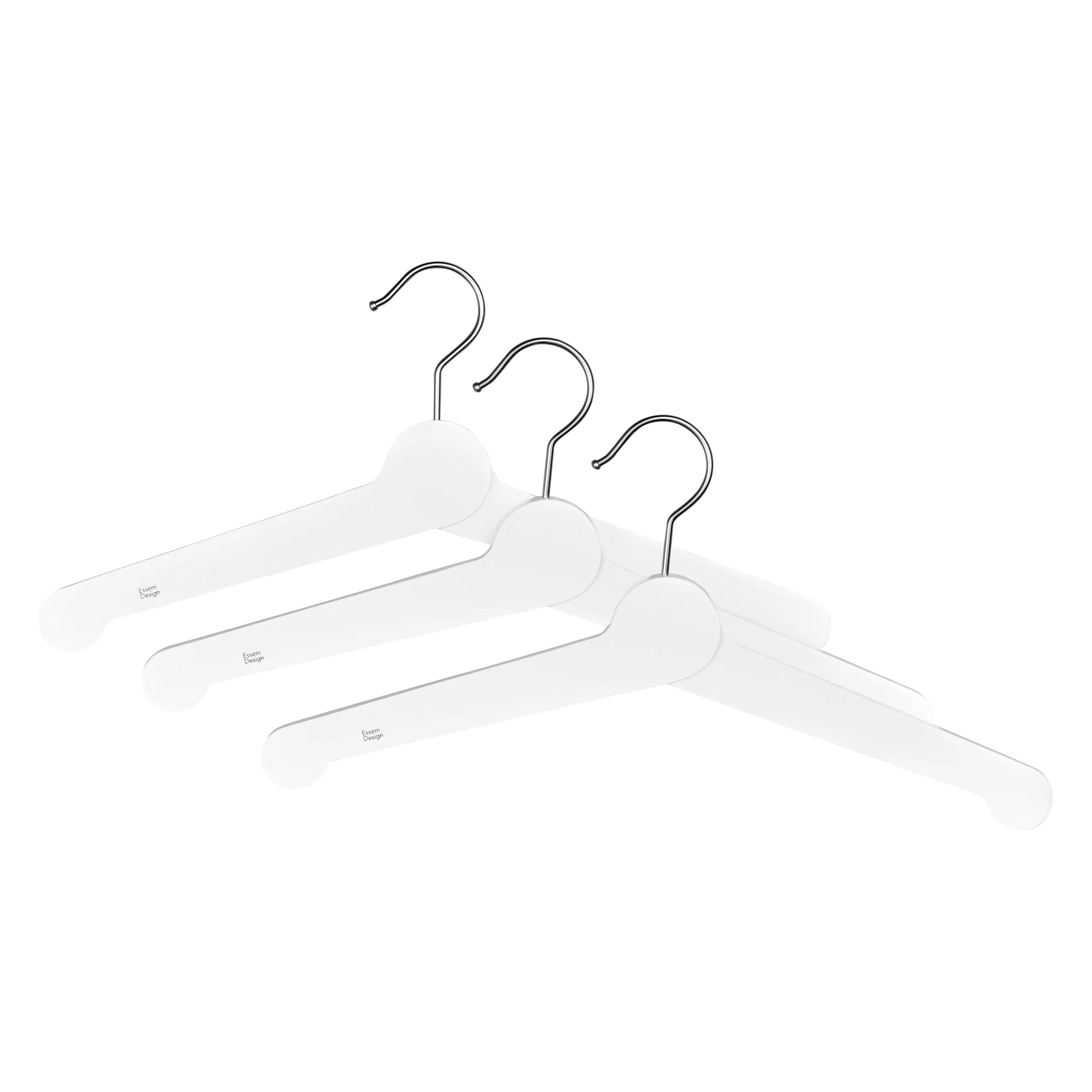 Nostalgi Vaateripustin Valkoinen 3-pack