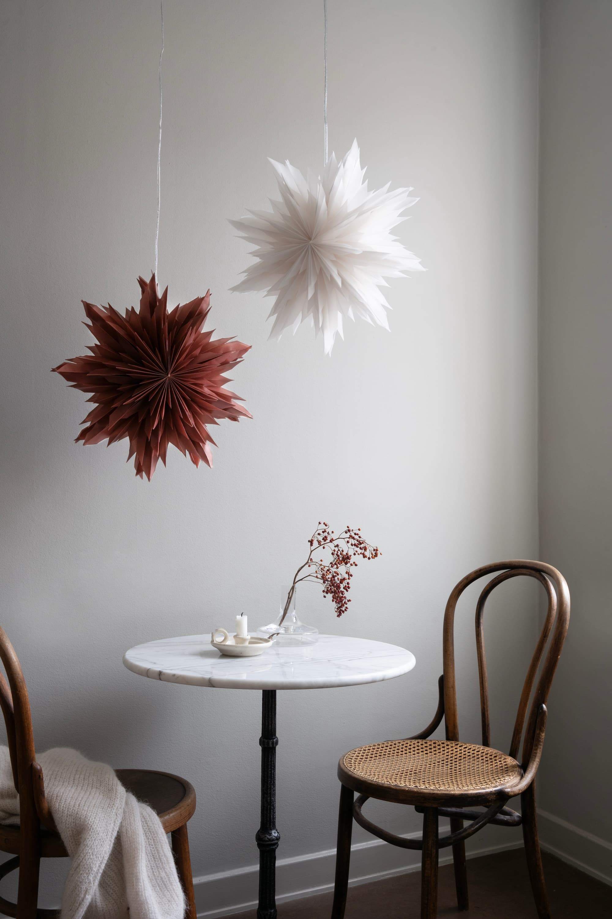 Oslo Joulutähti Red Orchre 44cm