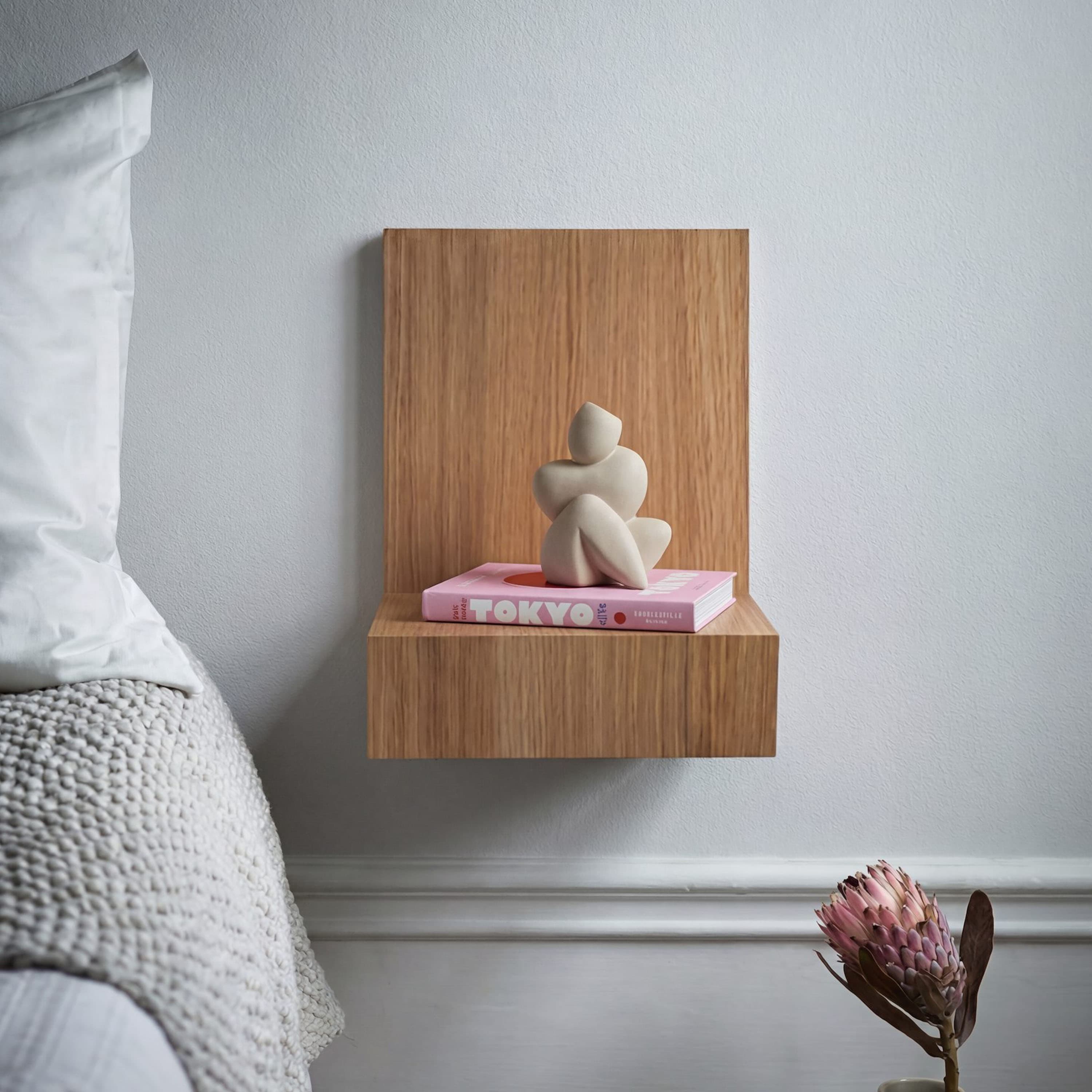L-Shelf Yöpöytä Tammi
