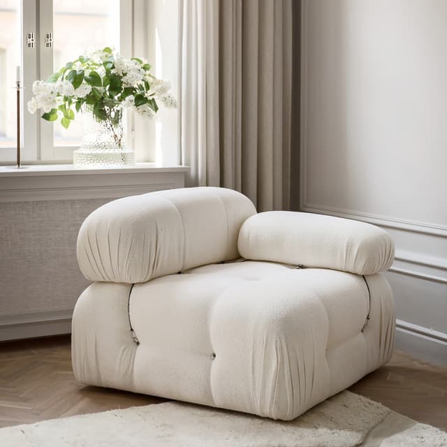 Blanca Oikea Moduuli White Bouclé