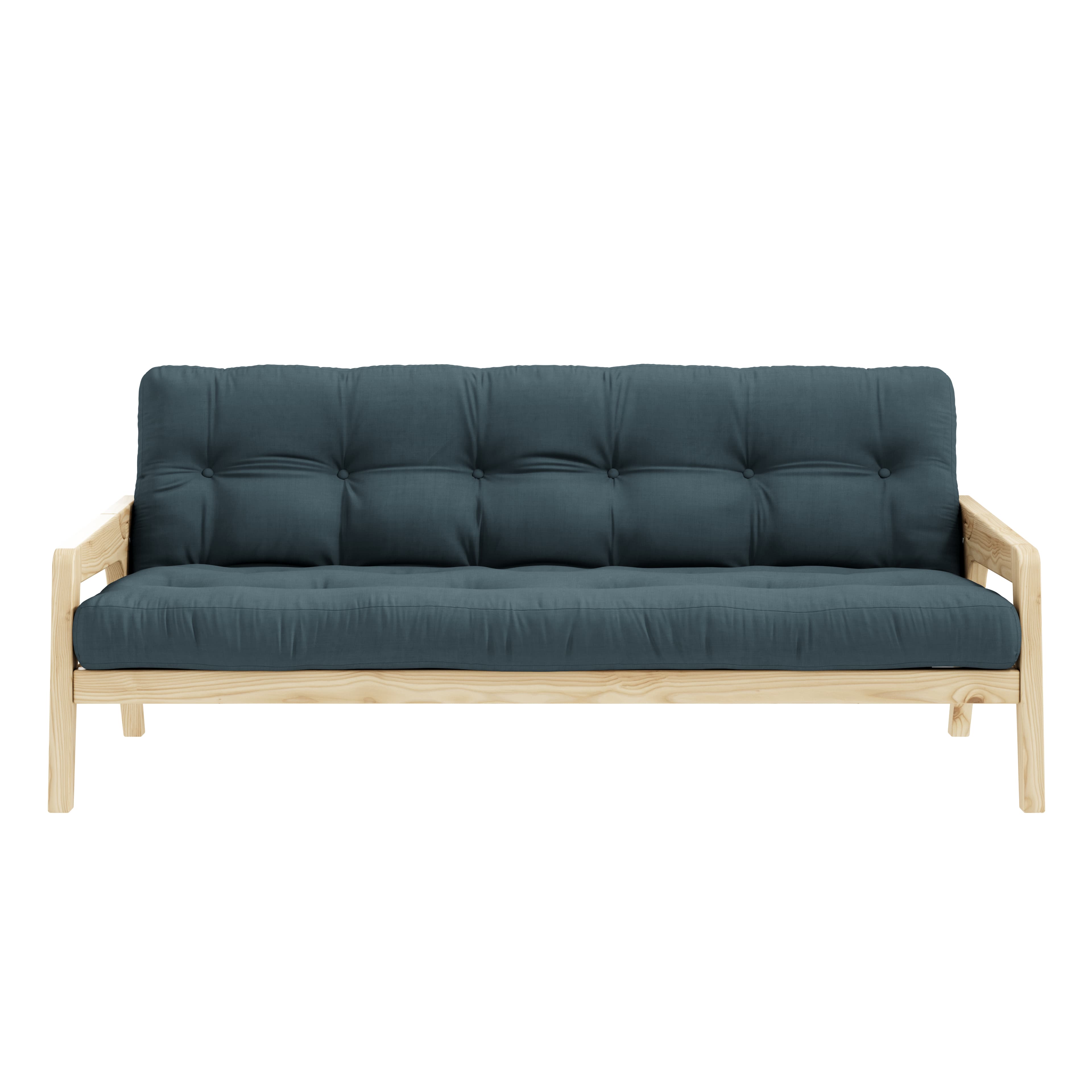 Grab Vuodesohva Nature/Petrol Blue 204cm