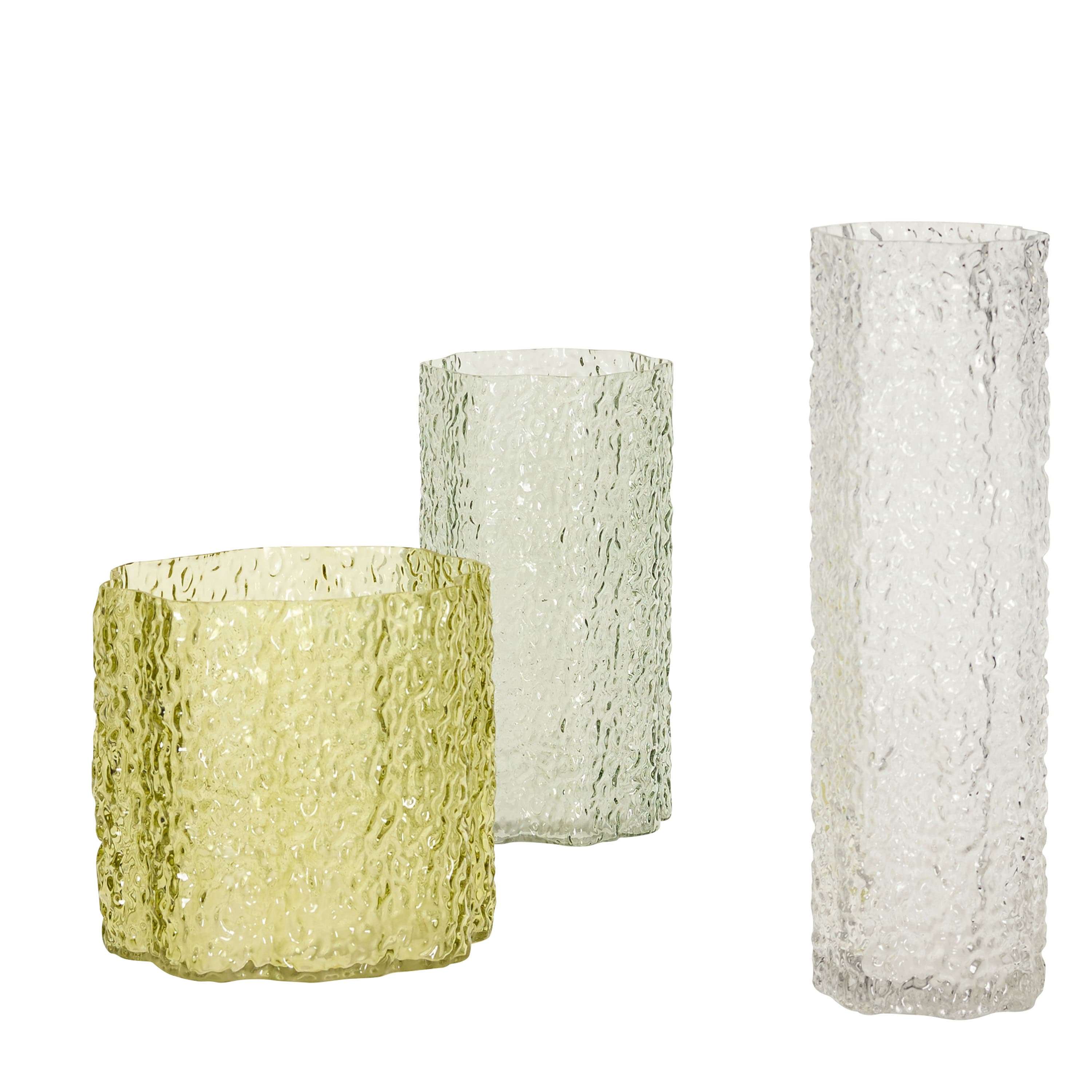 Triple Maljakko Green Clear 3-pack