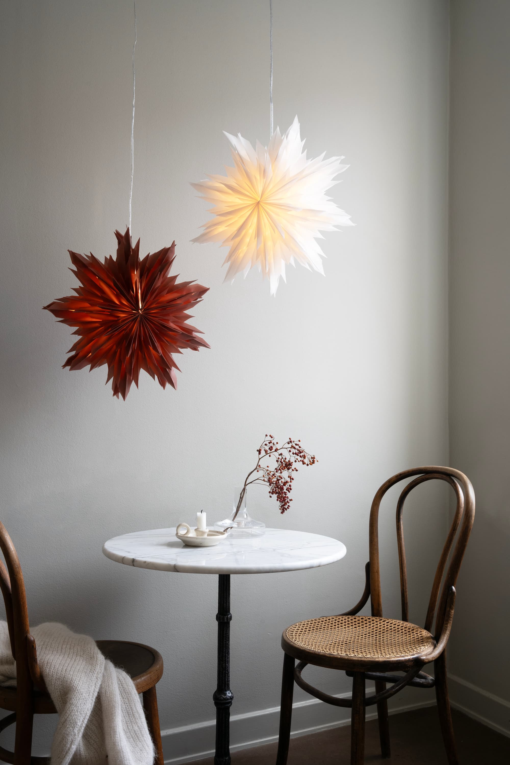 Oslo Joulutähti Red Orchre 44cm