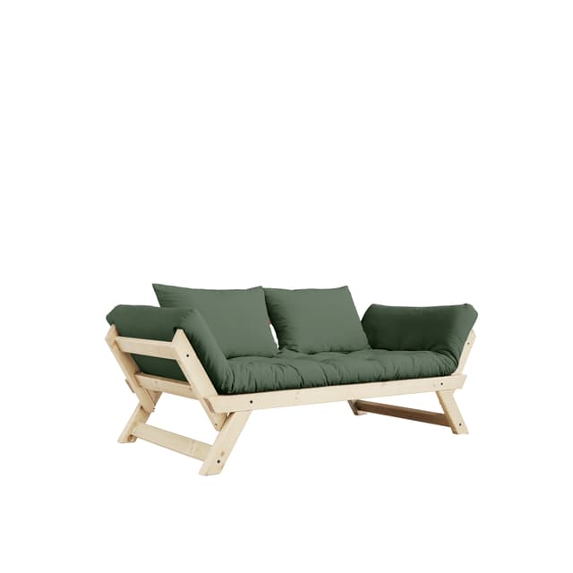Bebop Sohvasänky Luonnollinen/Oliivinvihreä 174 cm